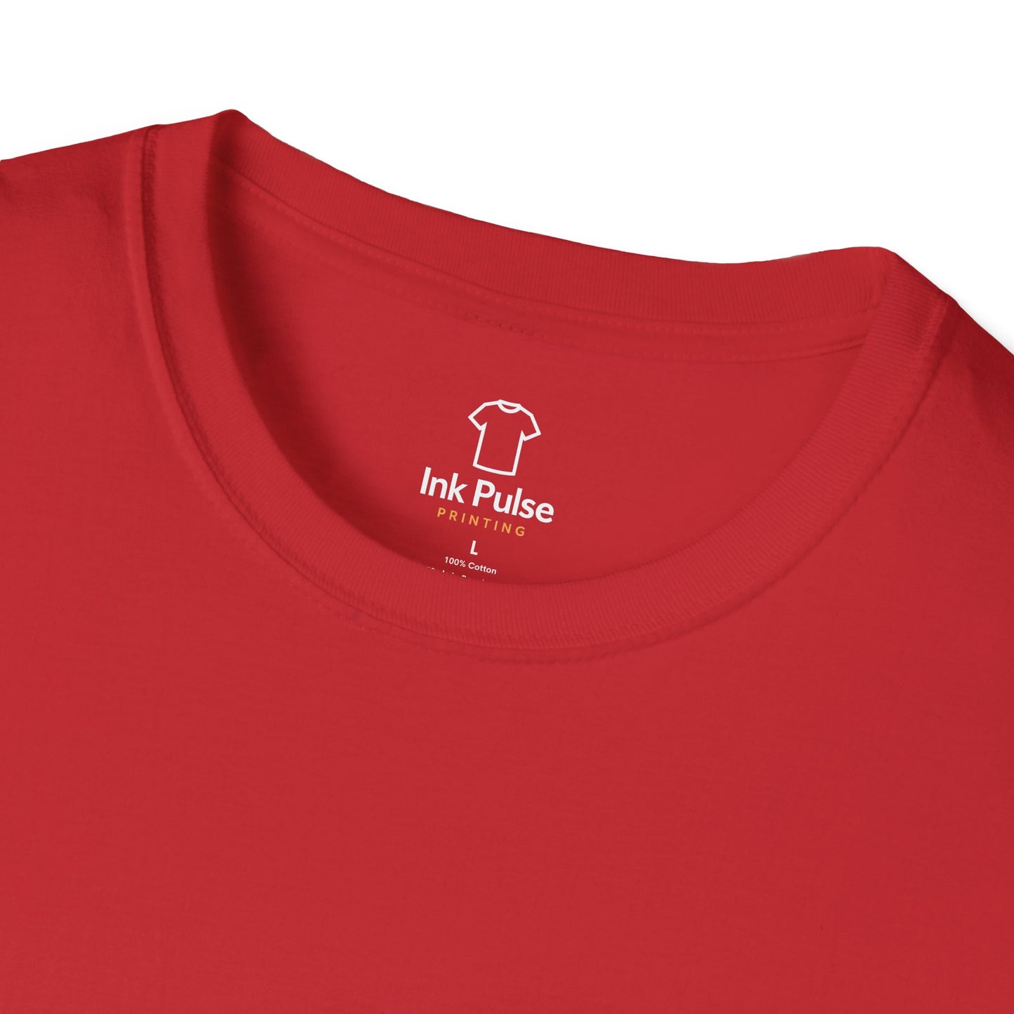 Ink Pulse Print - Overthink This Unisex Softstyle T-Shirt, Funny Graphic Tee.