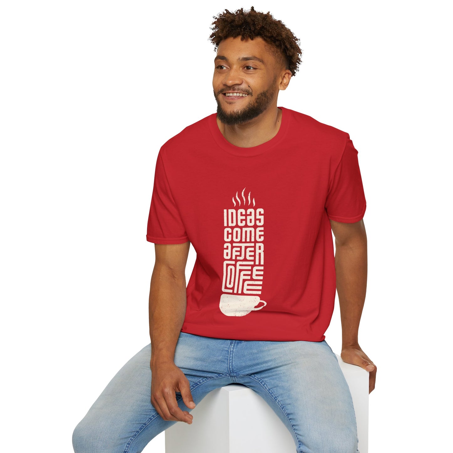 Ink Pulse Print - Coffee Inspiration T-Shirt, Funny Coffee Lover Shirt. (Produced in Australia)