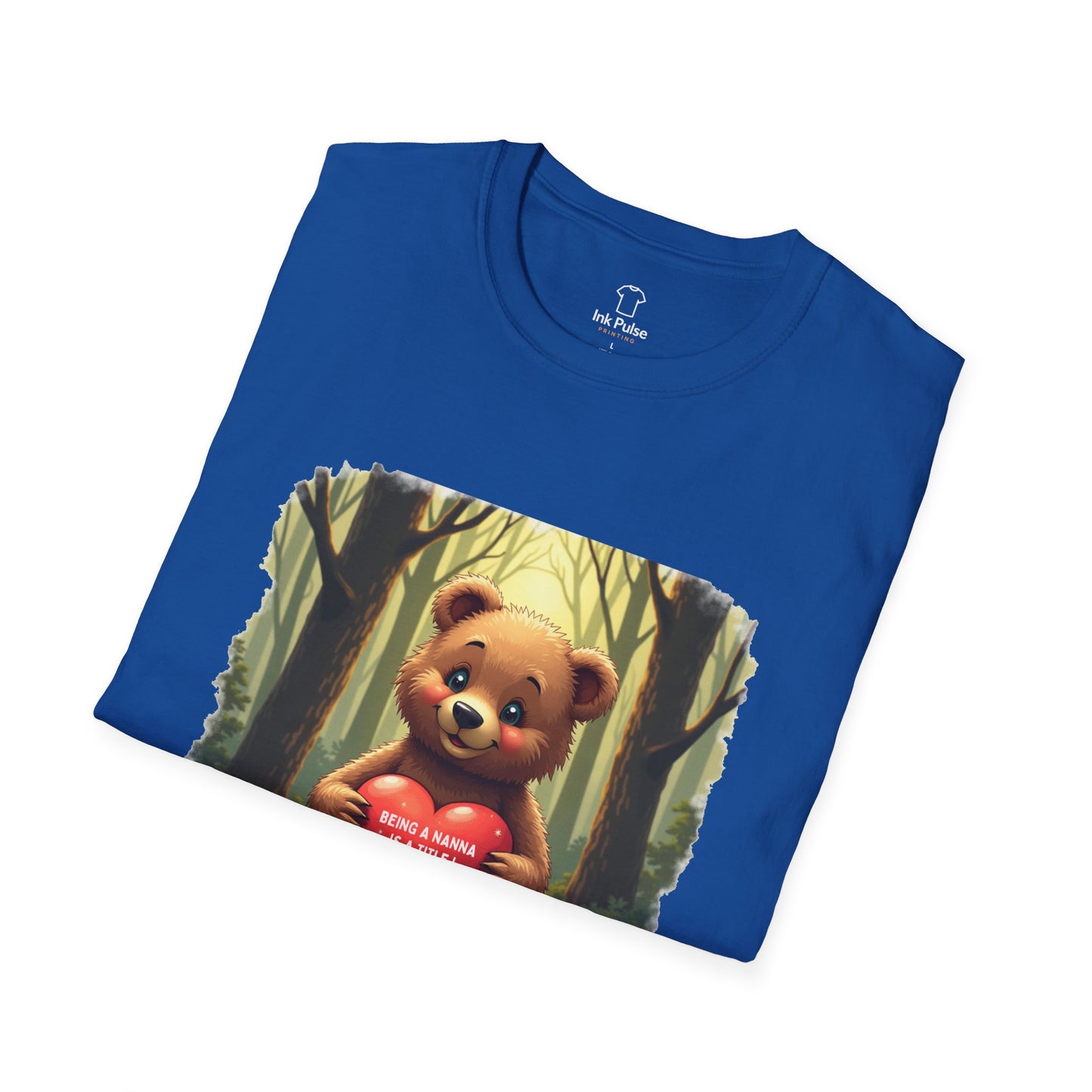 Ink Pulse Print - Cute Nanna Bear Shirt. (Produced in Australia)