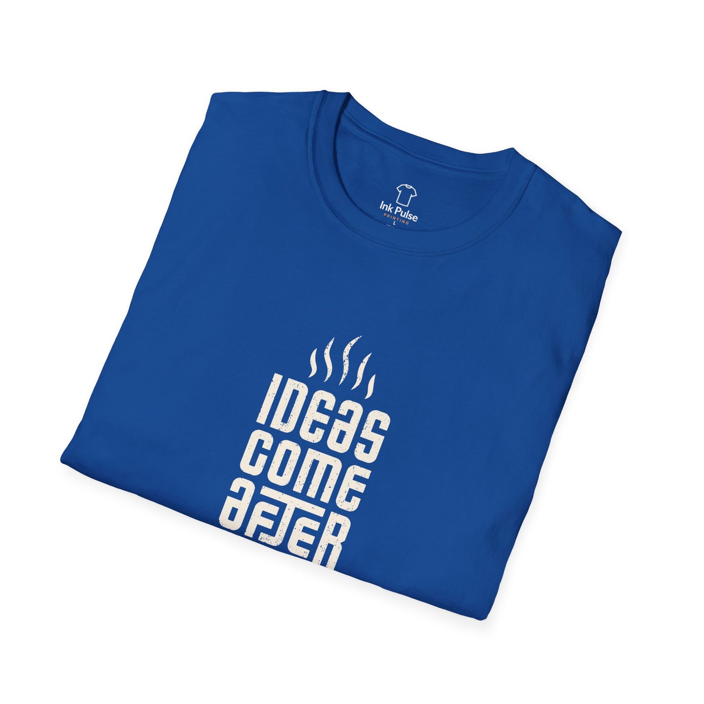 Ink Pulse Print - Coffee Inspiration T-Shirt, Funny Coffee Lover Shirt. (Produced in Australia)