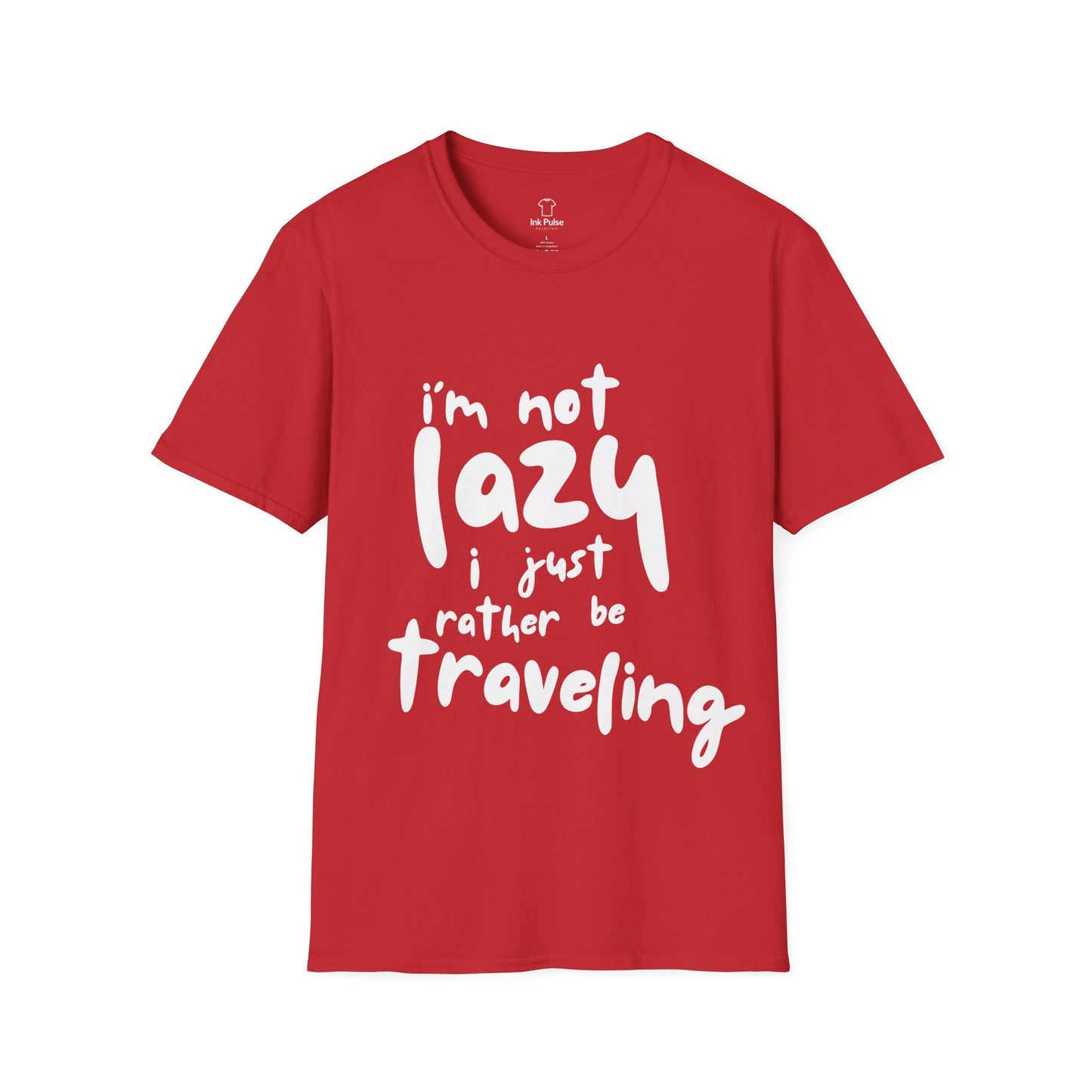 Ink Pulse Print - Travel-Themed Unisex T-Shirt, Perfect for Adventurers, Travel Lovers Gift. (Produced in Australia)