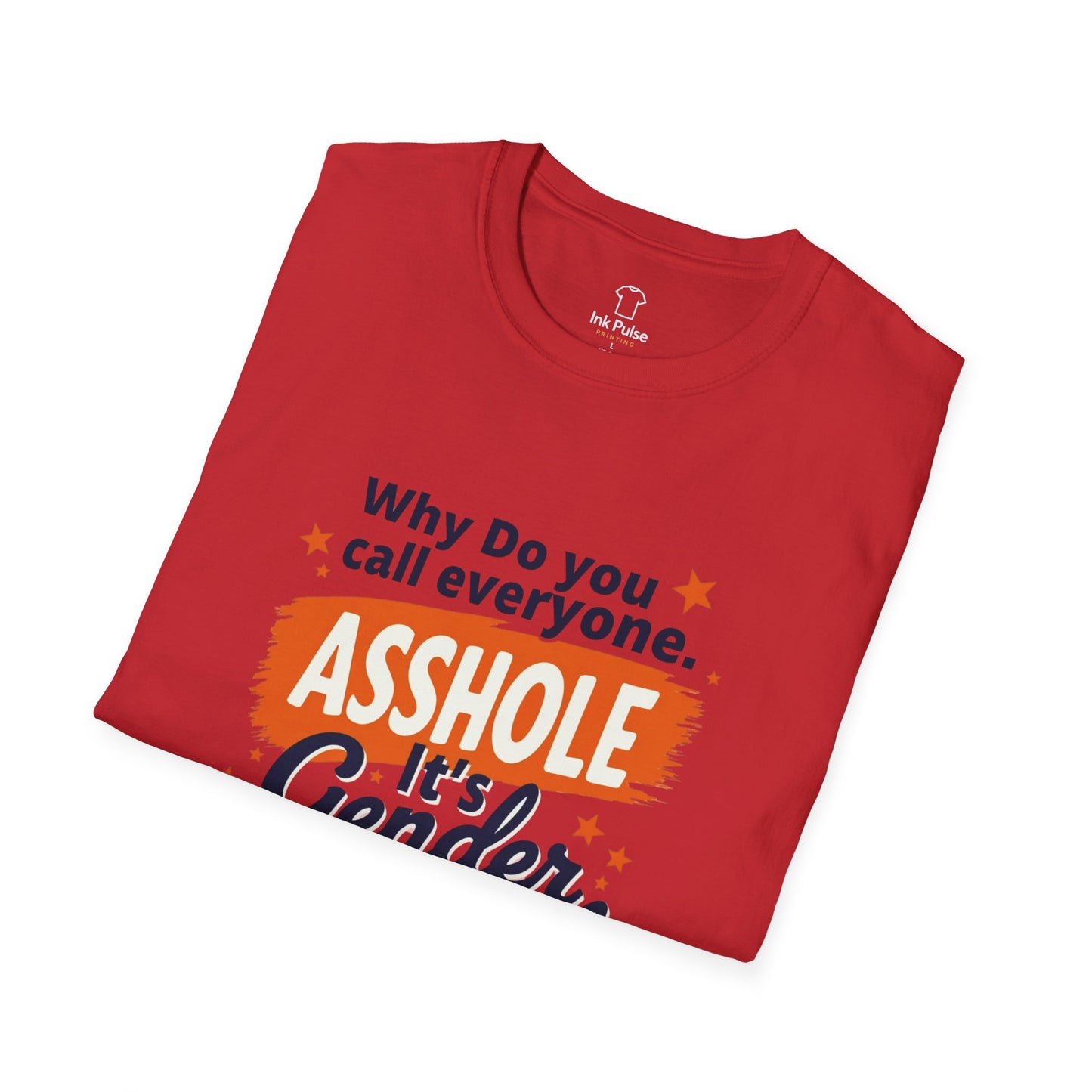 Ink Pulse Print - Gender Neutral Humor Tee. (Produced in Australia)