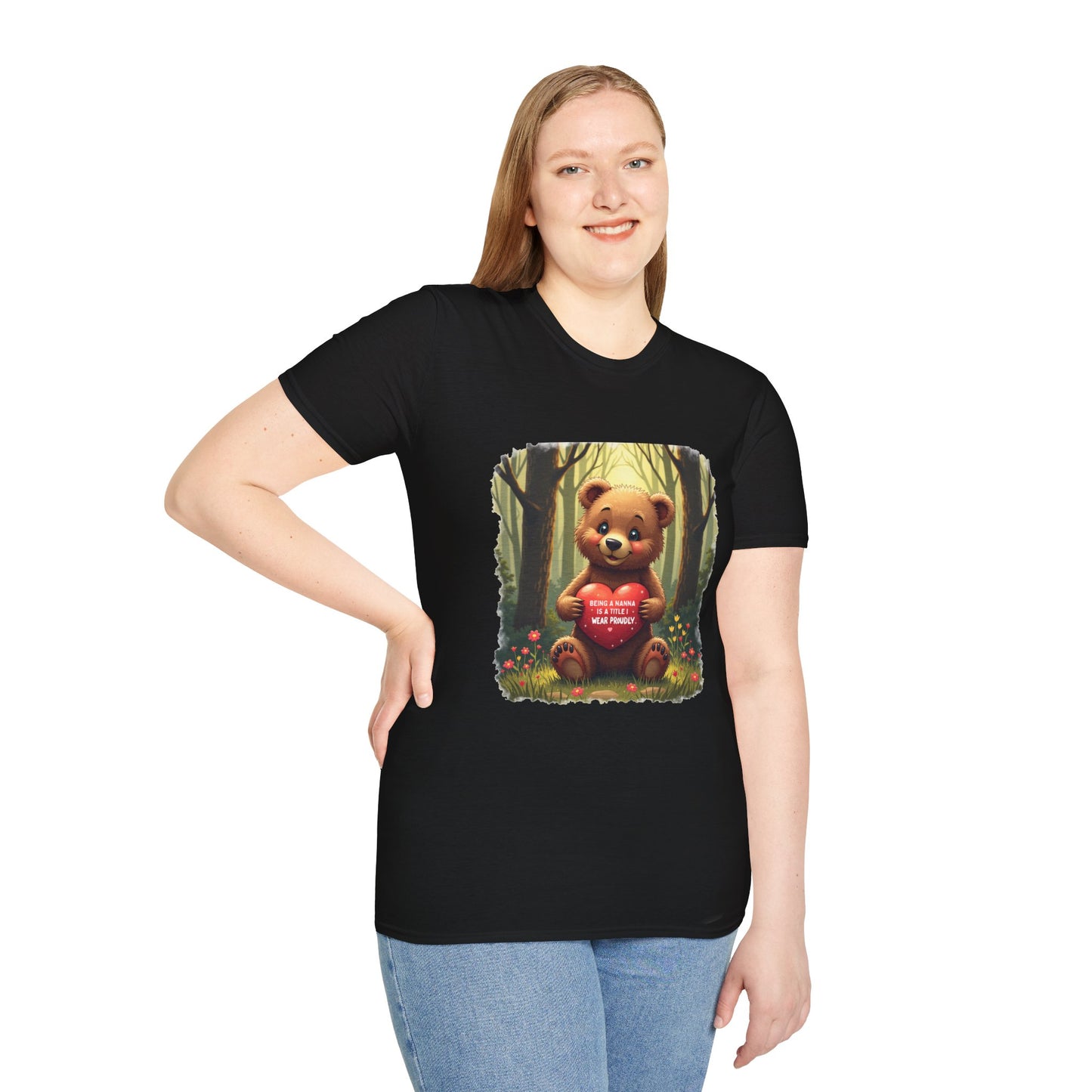 Ink Pulse Print - Cute Nanna Bear Shirt. (Produced in Australia)