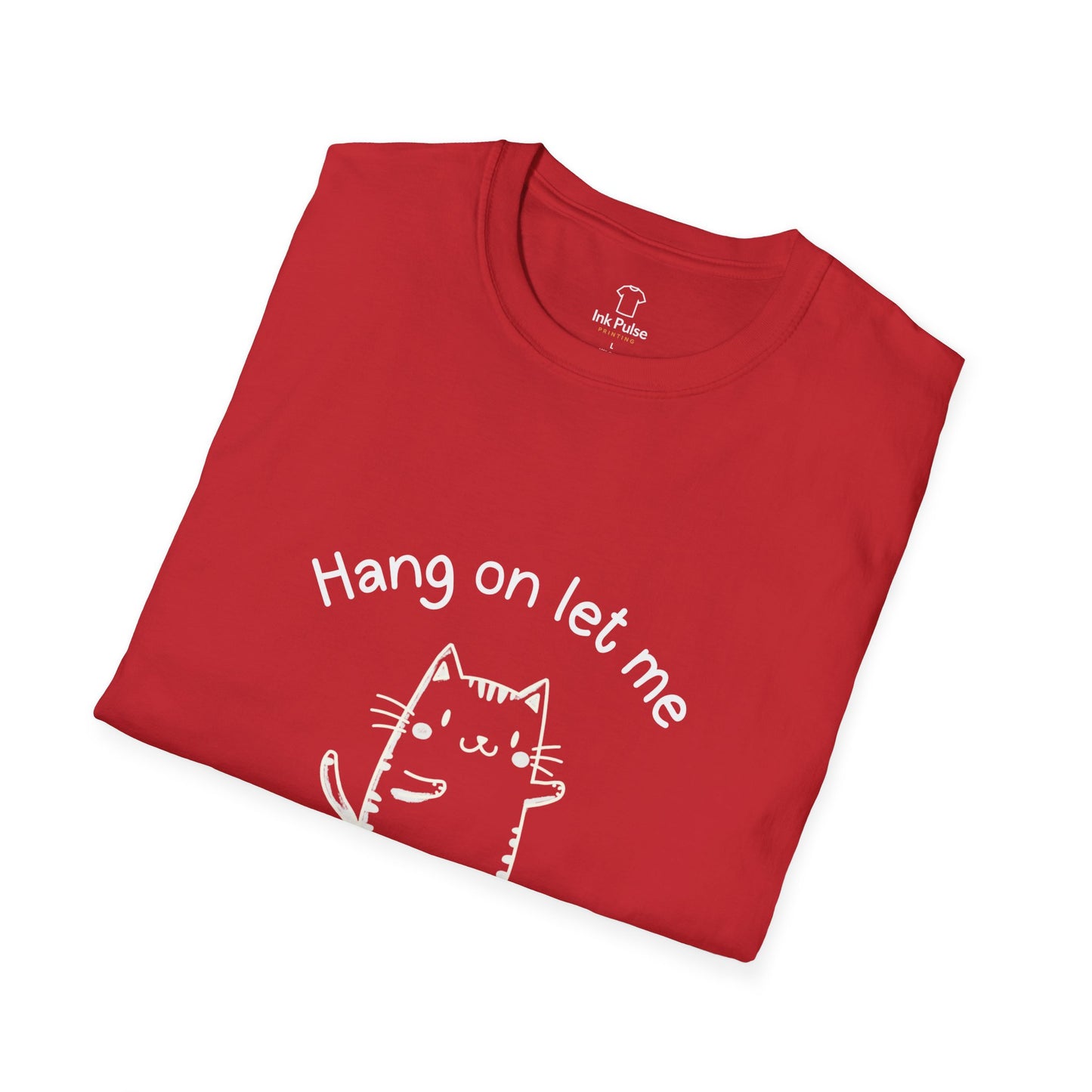 Ink Pulse Print - Overthink This Unisex Softstyle T-Shirt, Funny Graphic Tee.