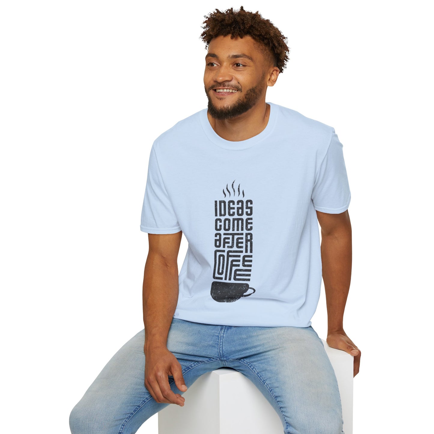 Ink Pulse Print - Coffee Inspiration T-Shirt, Funny Coffee Lover Shirt. (Produced in Australia)