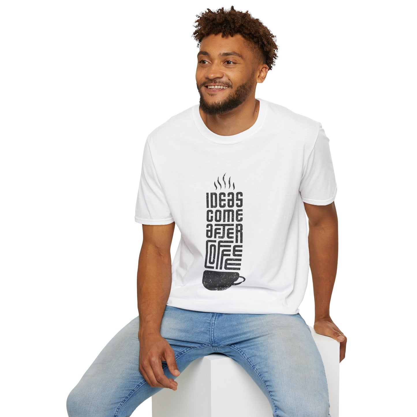 Ink Pulse Print - Coffee Inspiration T-Shirt, Funny Coffee Lover Shirt. (Produced in Australia)