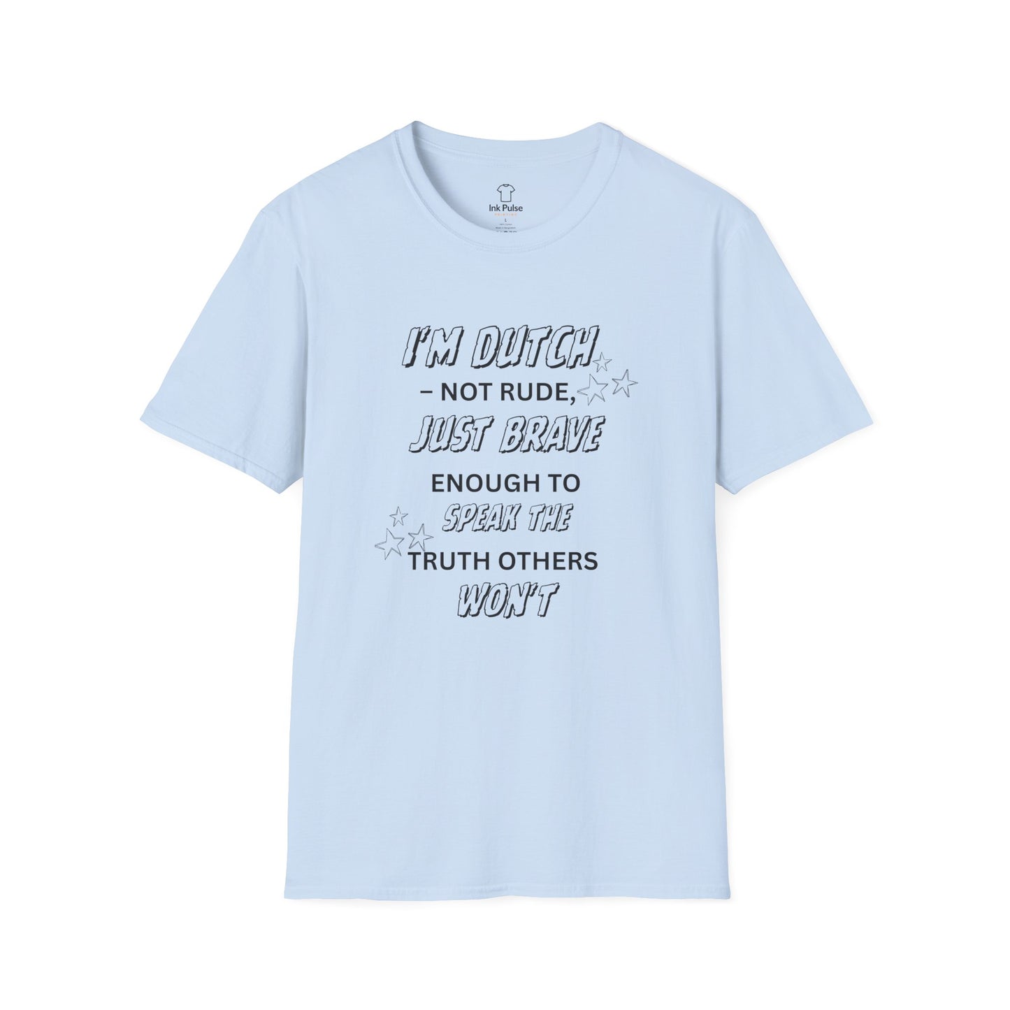 Ink Pulse Print - Dutch T-Shirt (Produced in Australia)