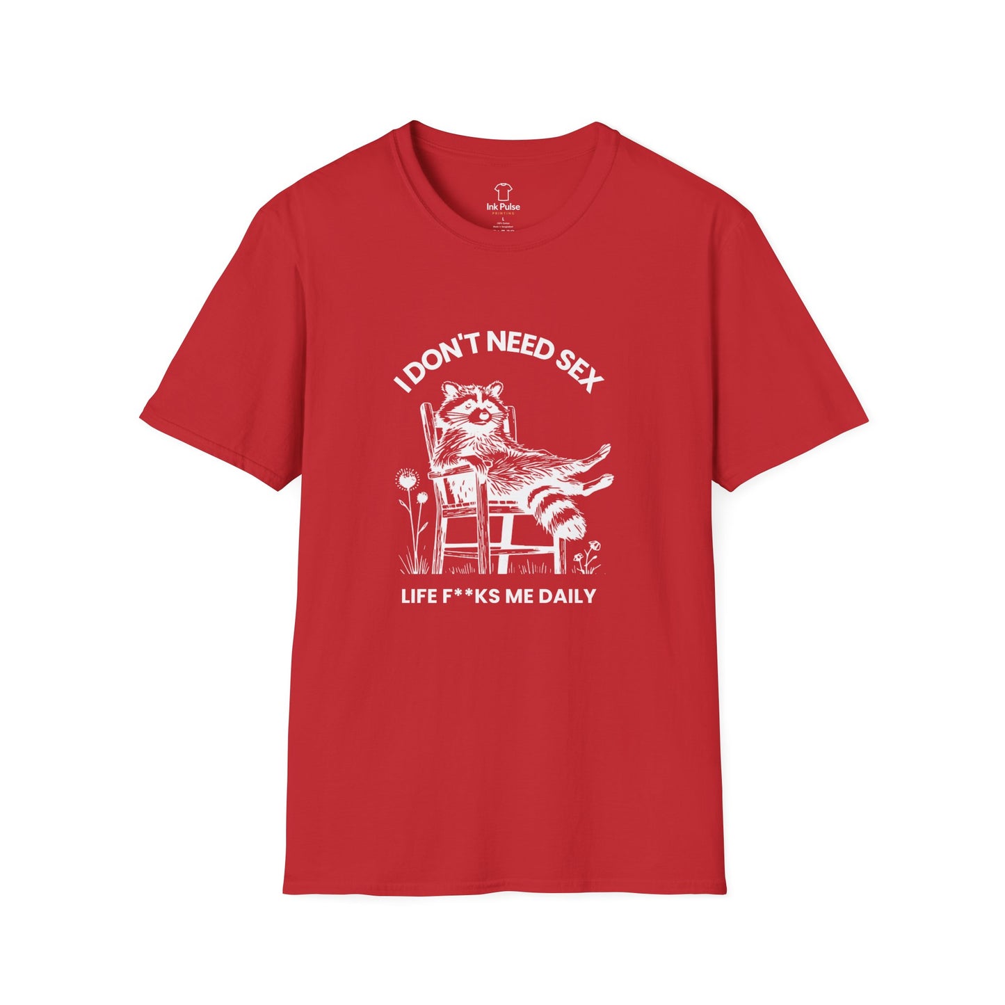 Ink Pulse Print - Funny Graphic T-Shirt, Unisex Humor Tee. (Produced in Australia)