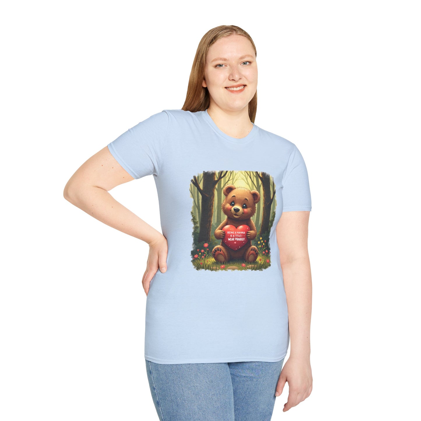 Ink Pulse Print - Cute Nanna Bear Shirt. (Produced in Australia)