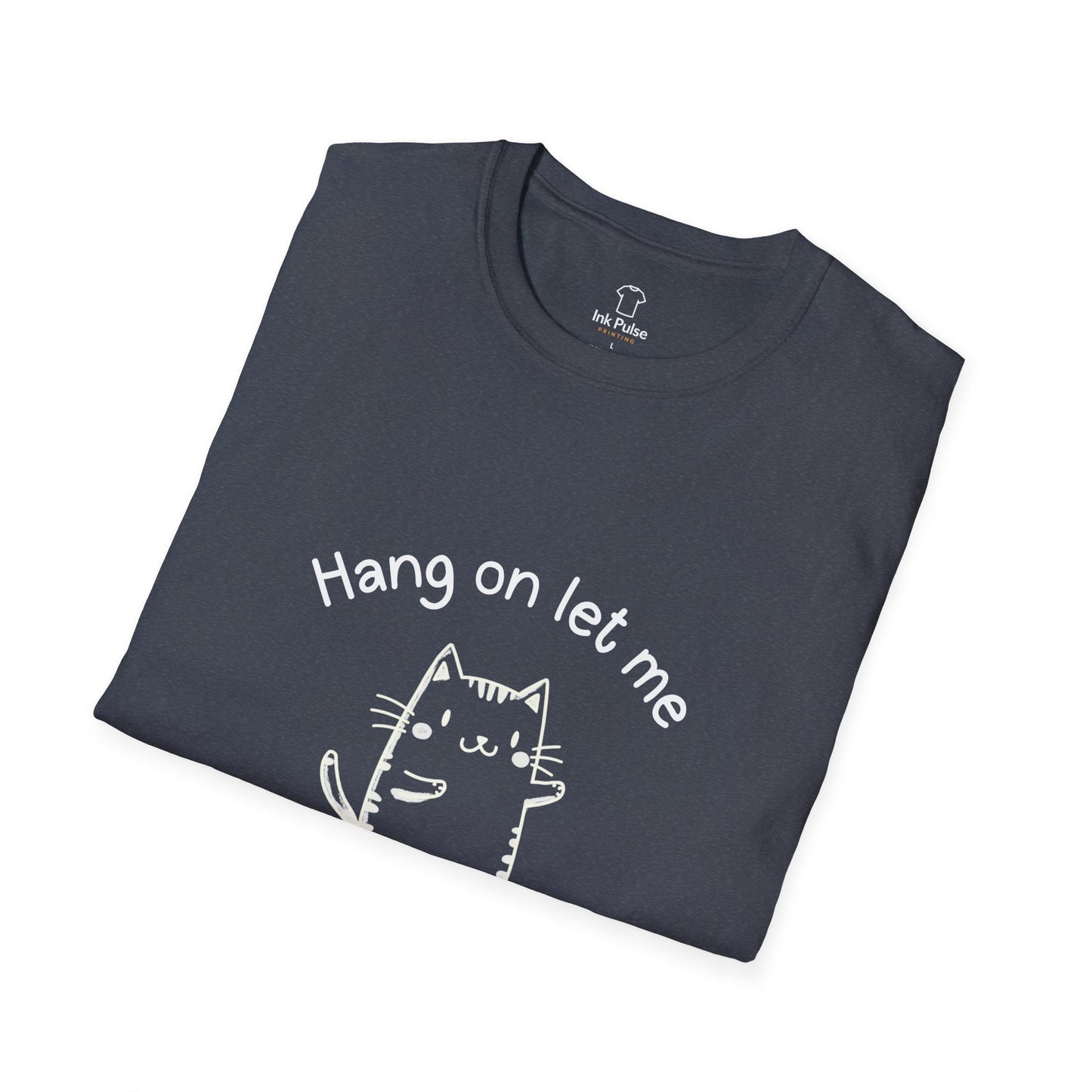 Ink Pulse Print - Overthink This Unisex Softstyle T-Shirt, Funny Graphic Tee.