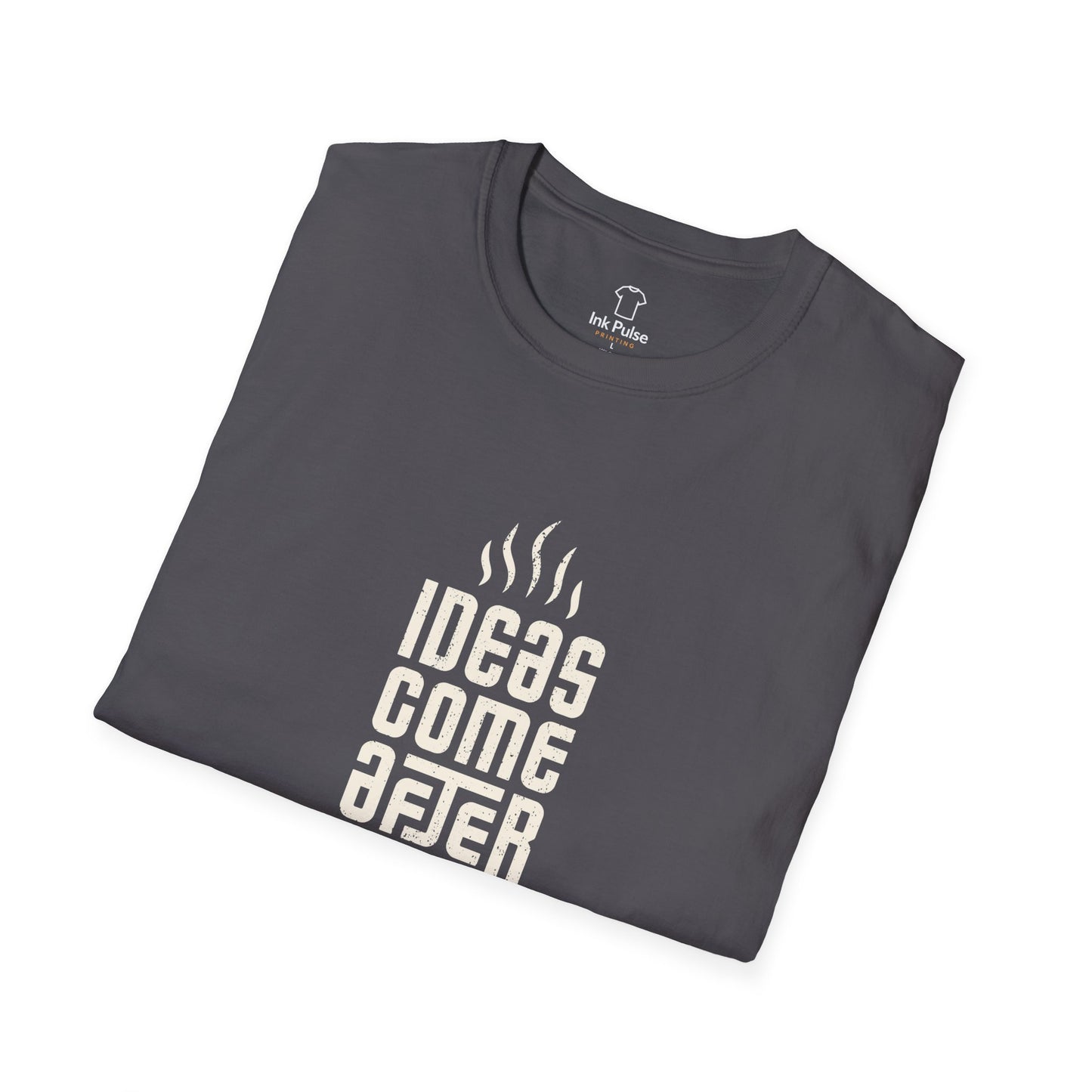 Ink Pulse Print - Coffee Inspiration T-Shirt, Funny Coffee Lover Shirt. (Produced in Australia)