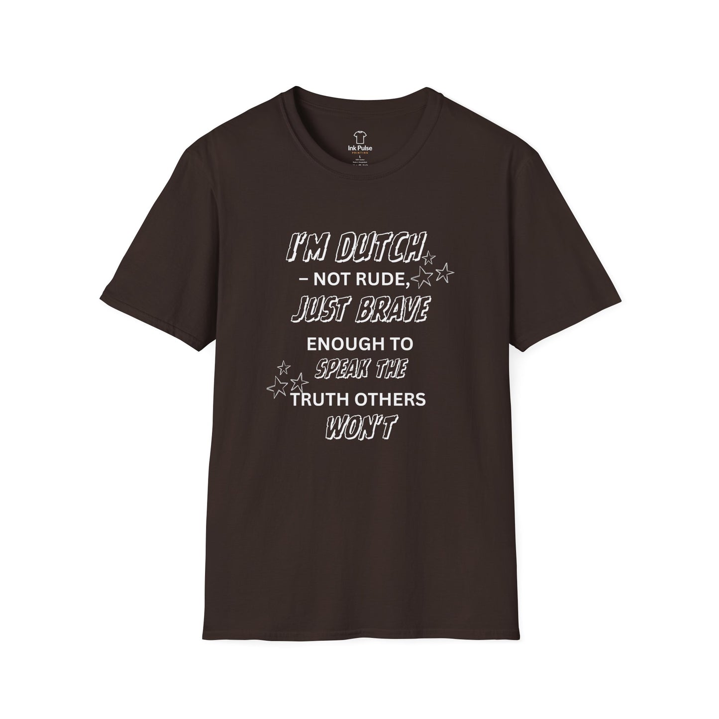 Ink Pulse Print - Dutch T-Shirt (Produced in Australia)