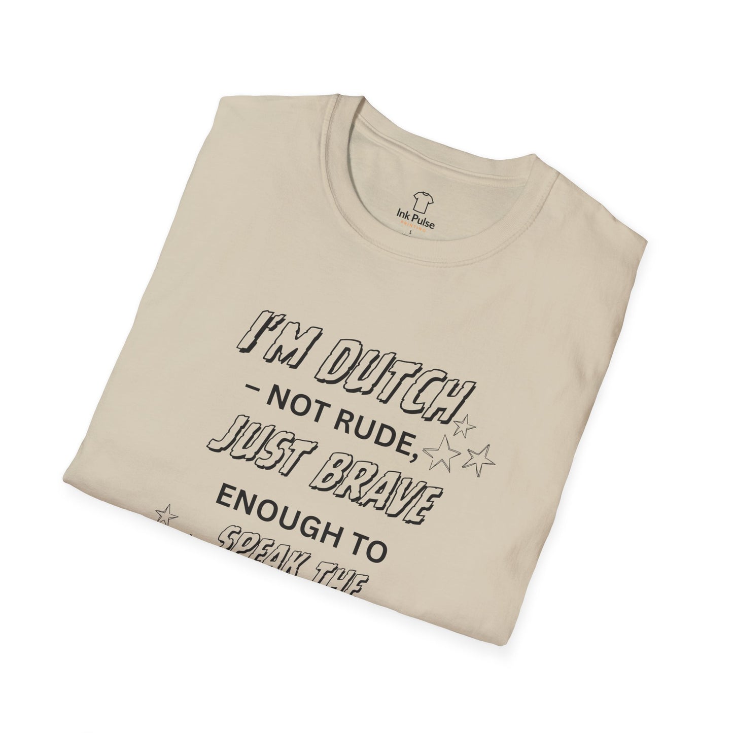 Ink Pulse Print - Dutch T-Shirt (Produced in Australia)