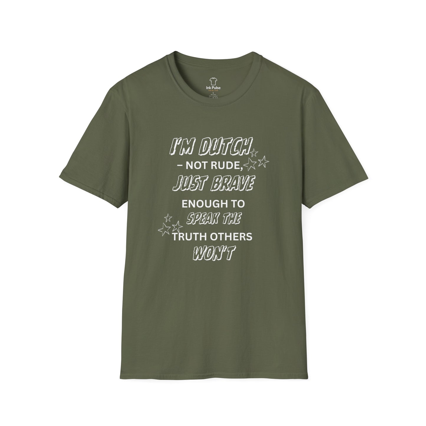 Ink Pulse Print - Dutch T-Shirt (Produced in Australia)