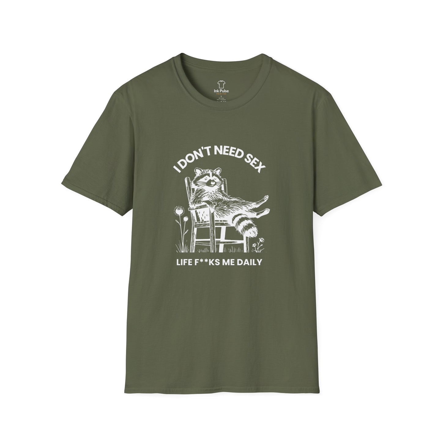 Ink Pulse Print - Funny Graphic T-Shirt, Unisex Humor Tee. (Produced in Australia)