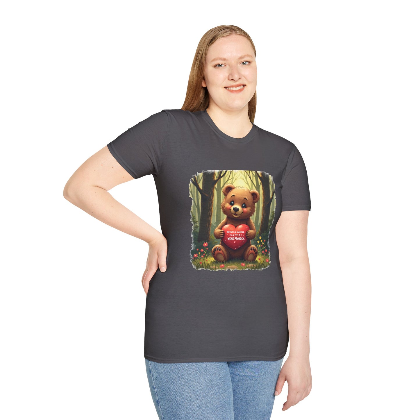 Ink Pulse Print - Cute Nanna Bear Shirt. (Produced in Australia)