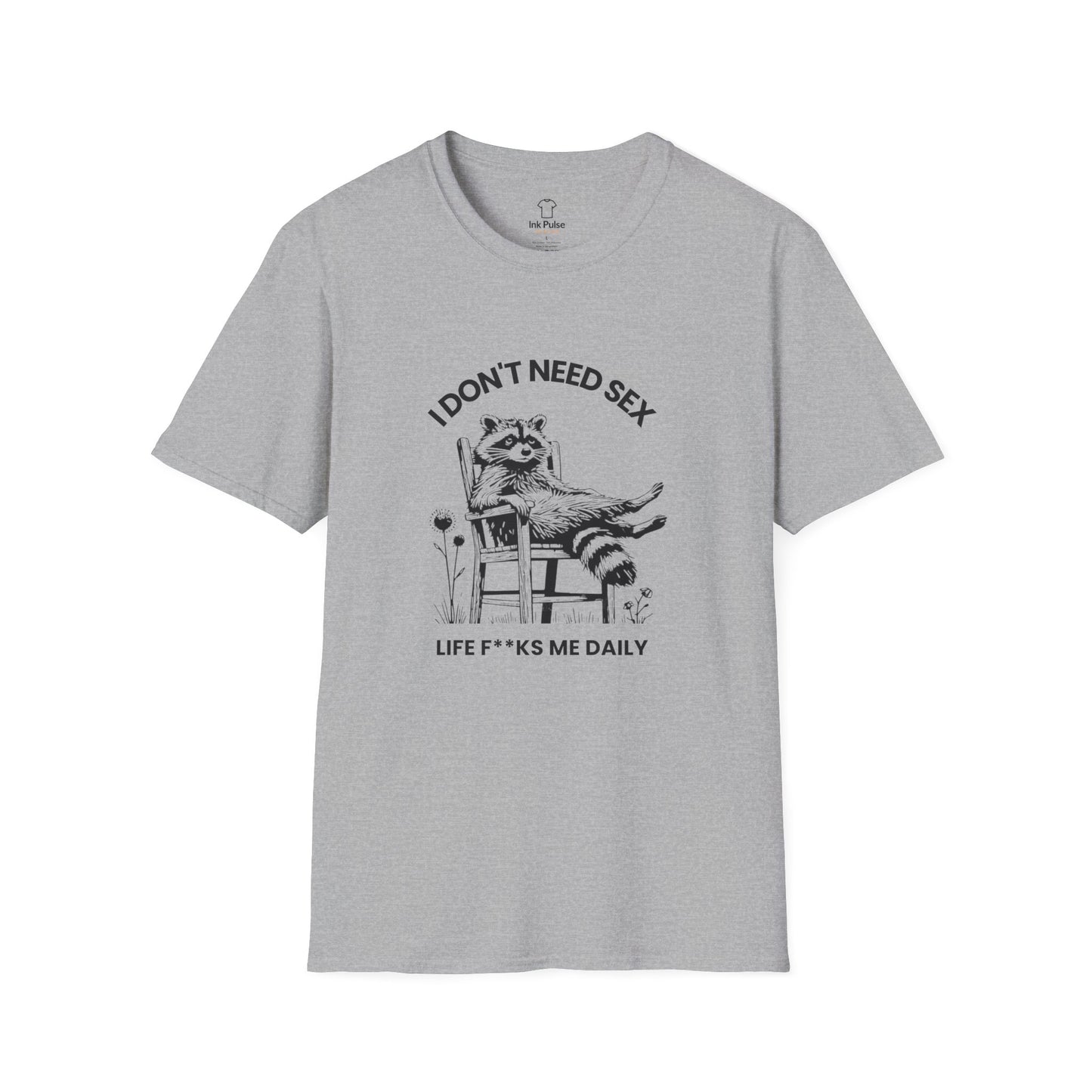 Ink Pulse Print - Funny Graphic T-Shirt, Unisex Humor Tee. (Produced in Australia)