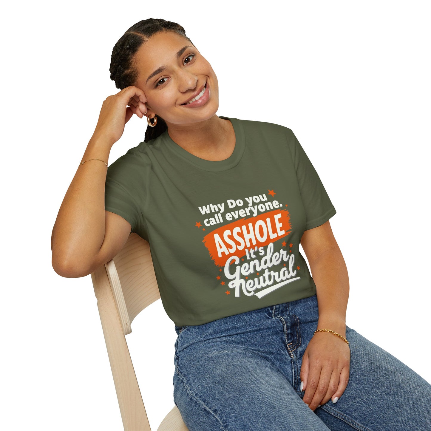 Ink Pulse Print - Gender Neutral Humor Tee. (Produced in Australia)