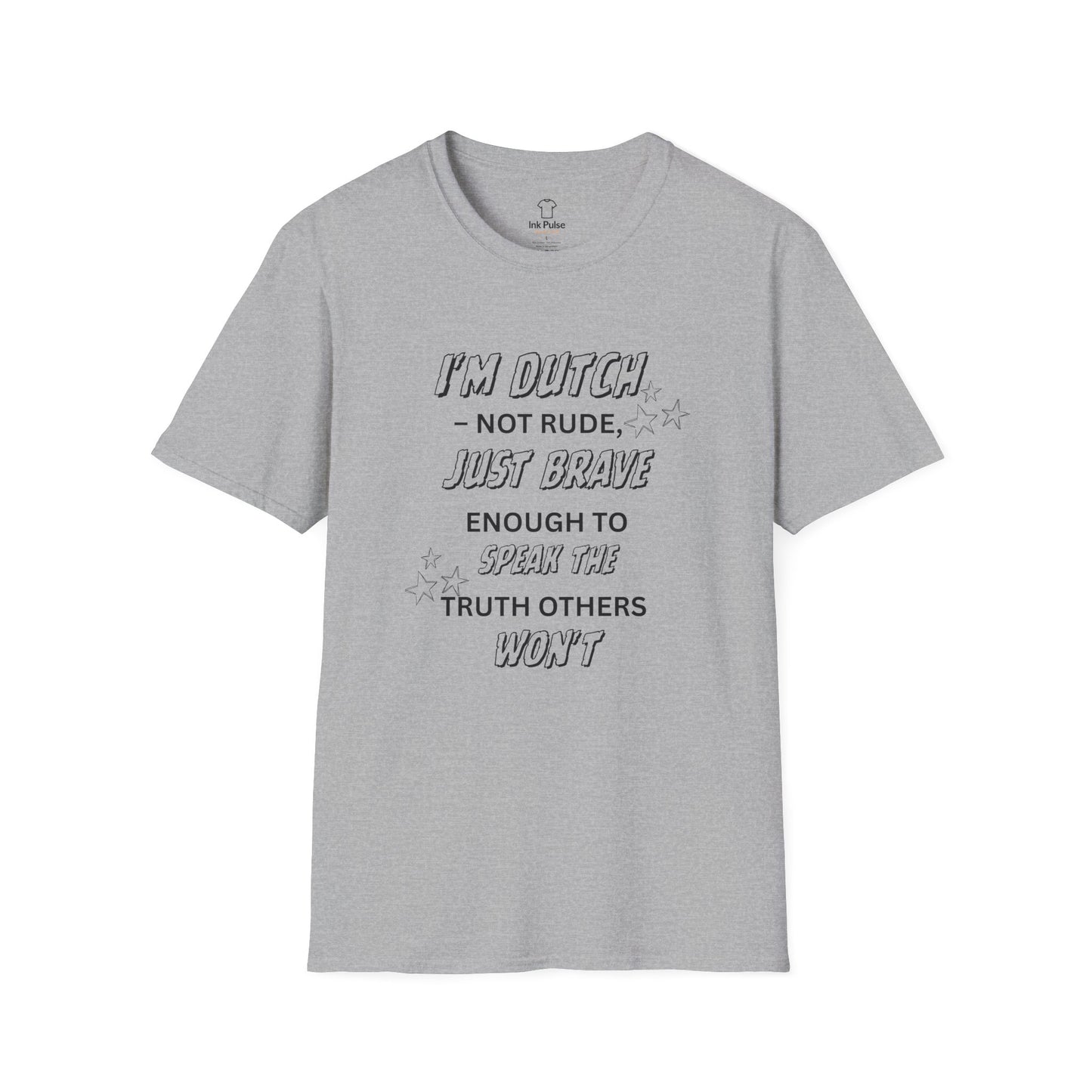 Ink Pulse Print - Dutch T-Shirt (Produced in Australia)