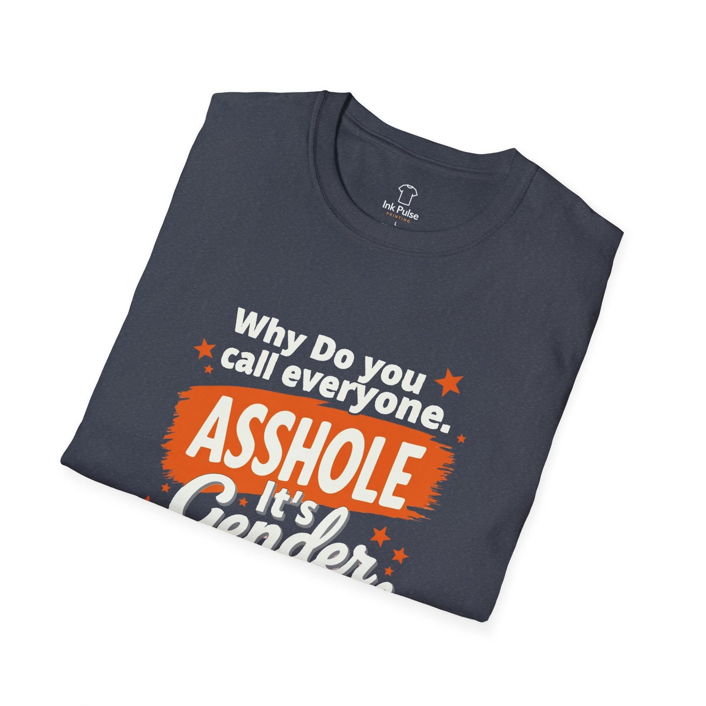 Ink Pulse Print - Gender Neutral Humor Tee. (Produced in Australia)