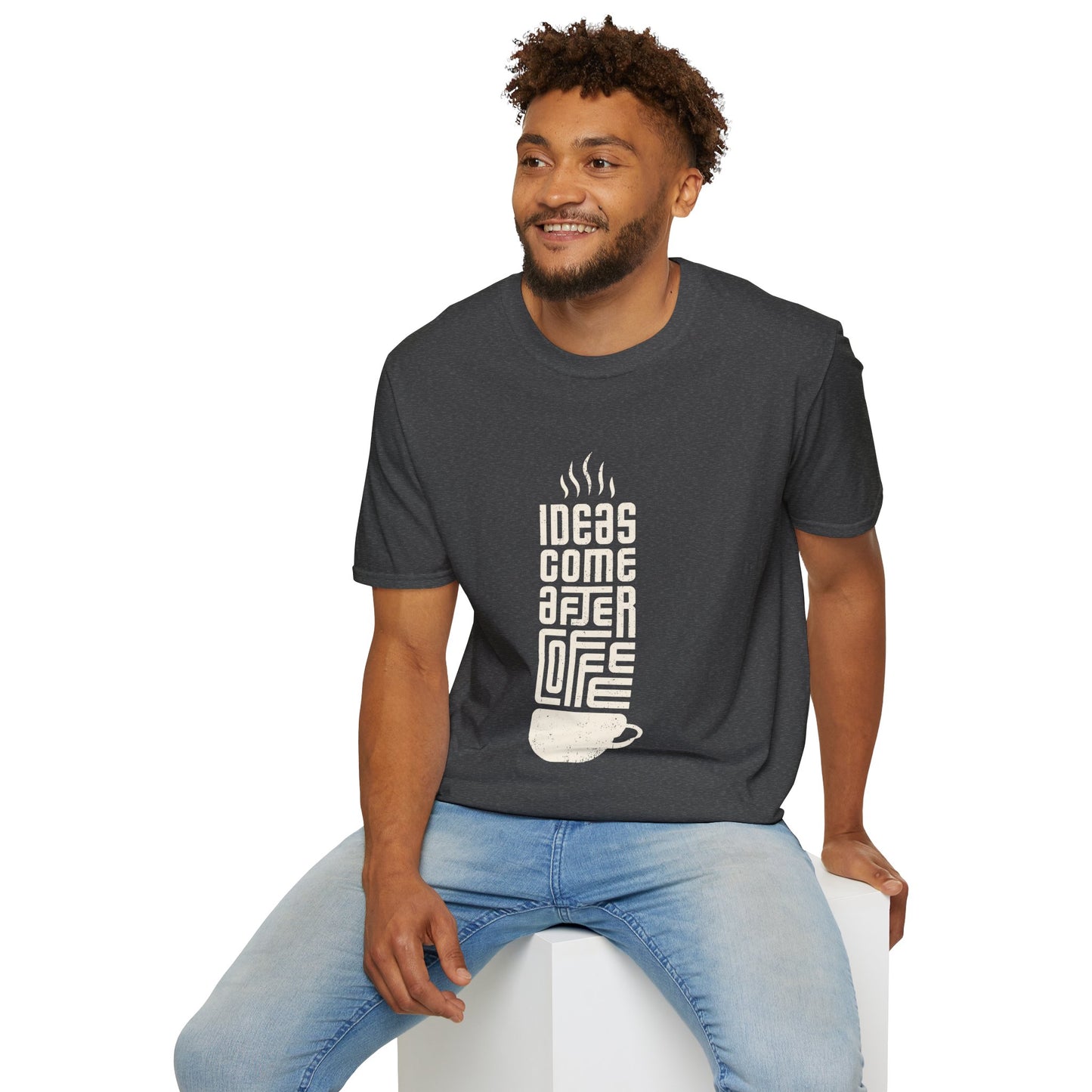 Ink Pulse Print - Coffee Inspiration T-Shirt, Funny Coffee Lover Shirt. (Produced in Australia)
