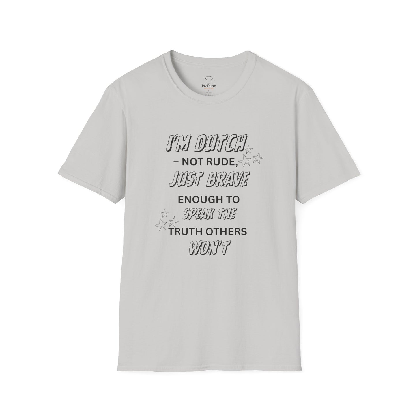 Ink Pulse Print - Dutch T-Shirt (Produced in Australia)