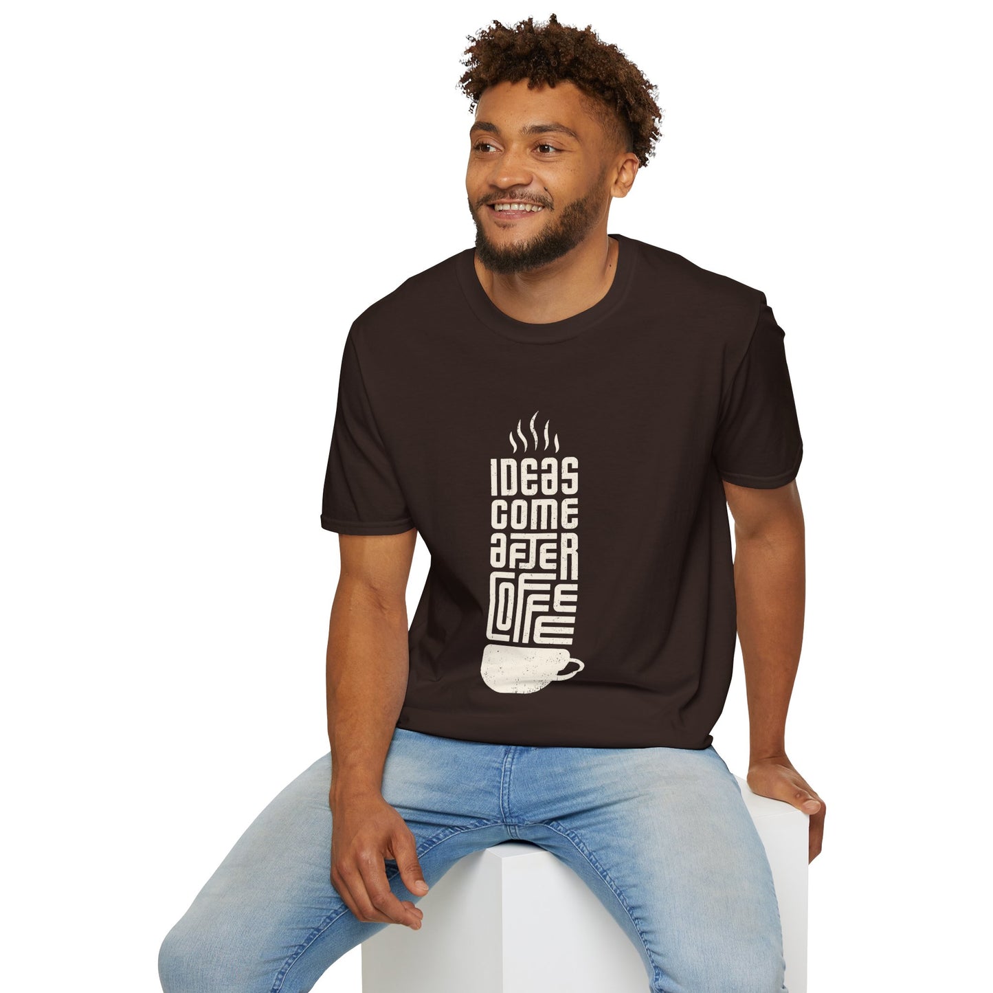 Ink Pulse Print - Coffee Inspiration T-Shirt, Funny Coffee Lover Shirt. (Produced in Australia)