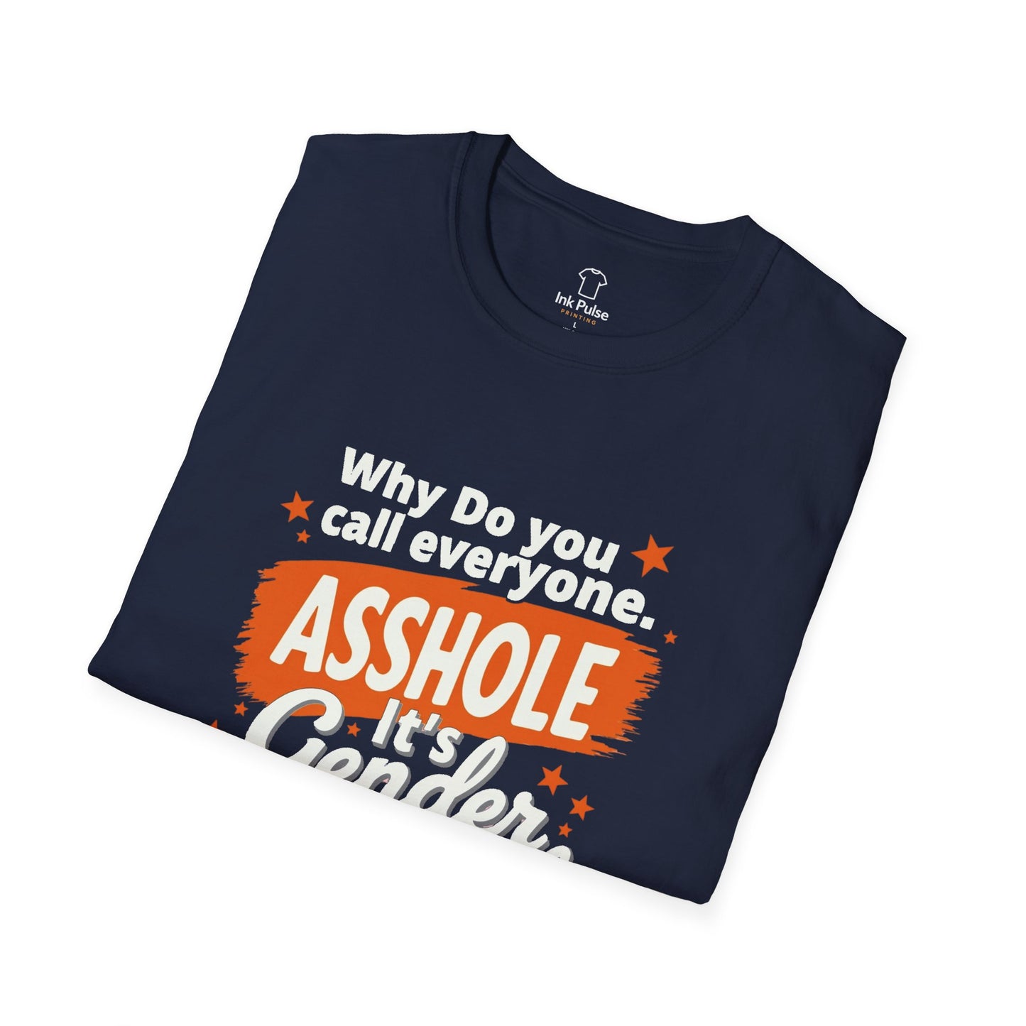 Ink Pulse Print - Gender Neutral Humor Tee. (Produced in Australia)