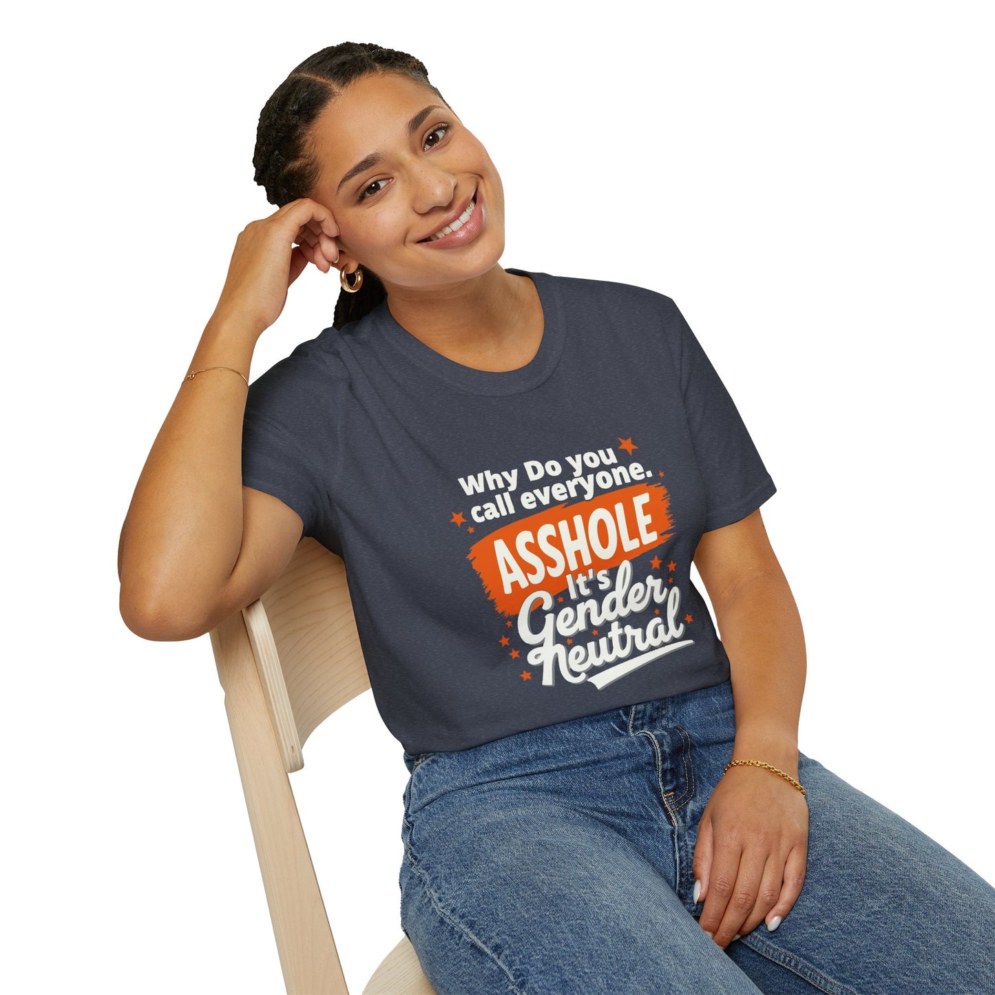 Ink Pulse Print - Gender Neutral Humor Tee. (Produced in Australia)