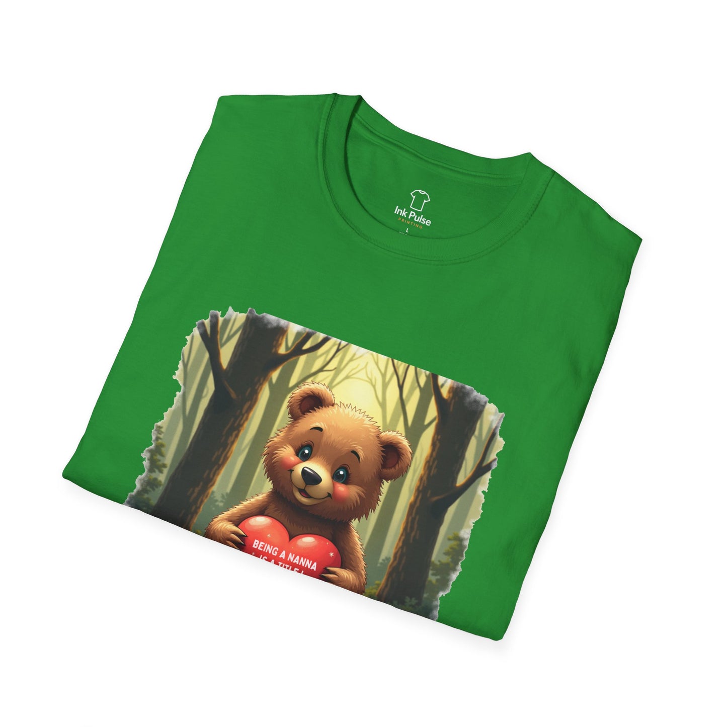 Ink Pulse Print - Cute Nanna Bear Shirt. (Produced in Australia)