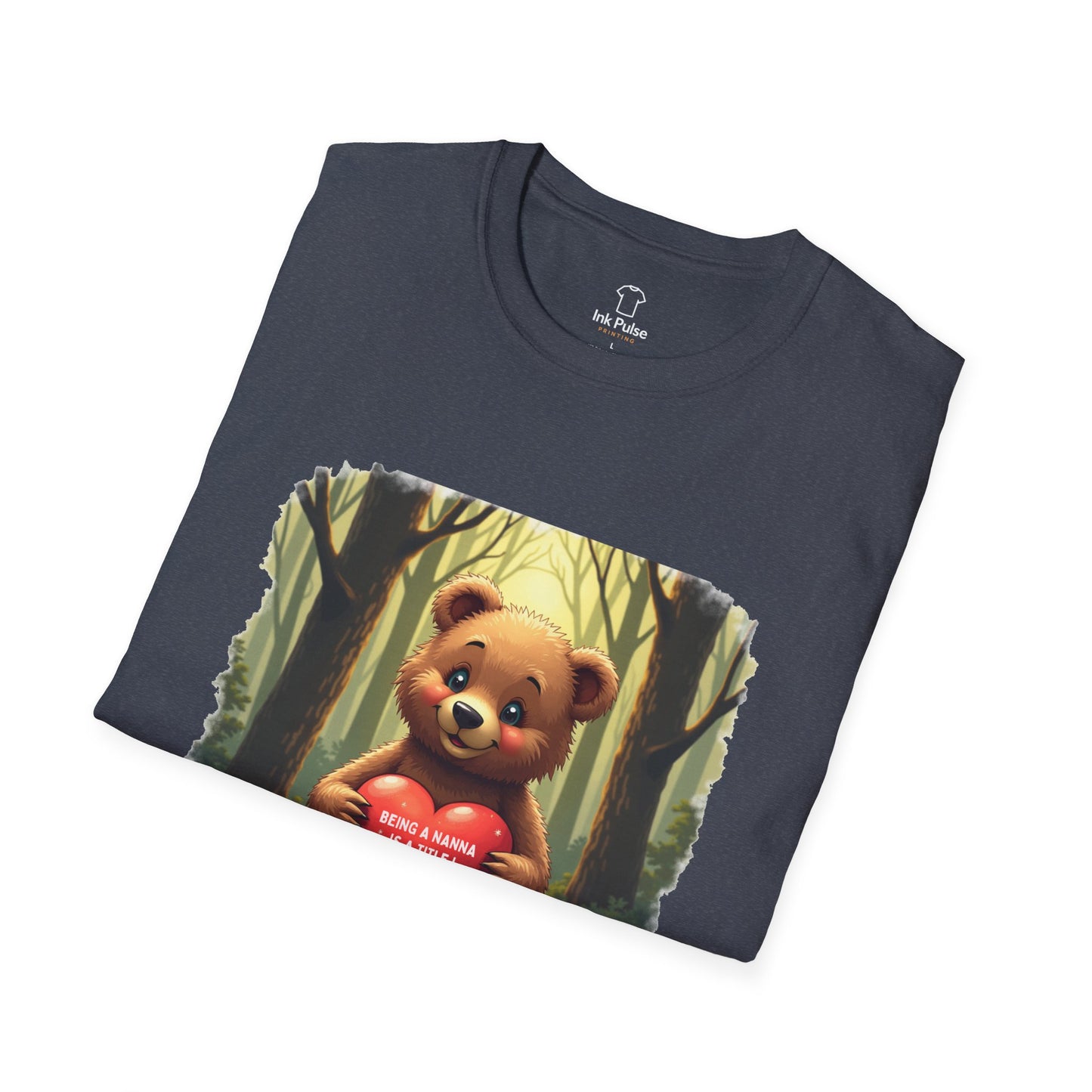 Ink Pulse Print - Cute Nanna Bear Shirt. (Produced in Australia)