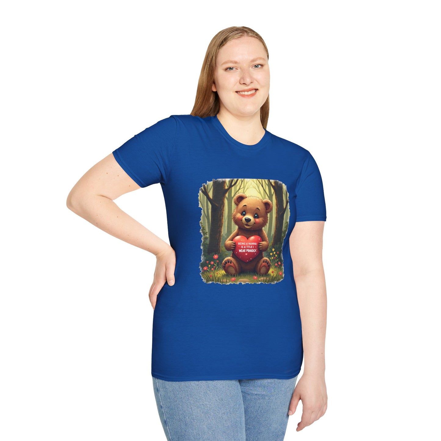 Ink Pulse Print - Cute Nanna Bear Shirt. (Produced in Australia)