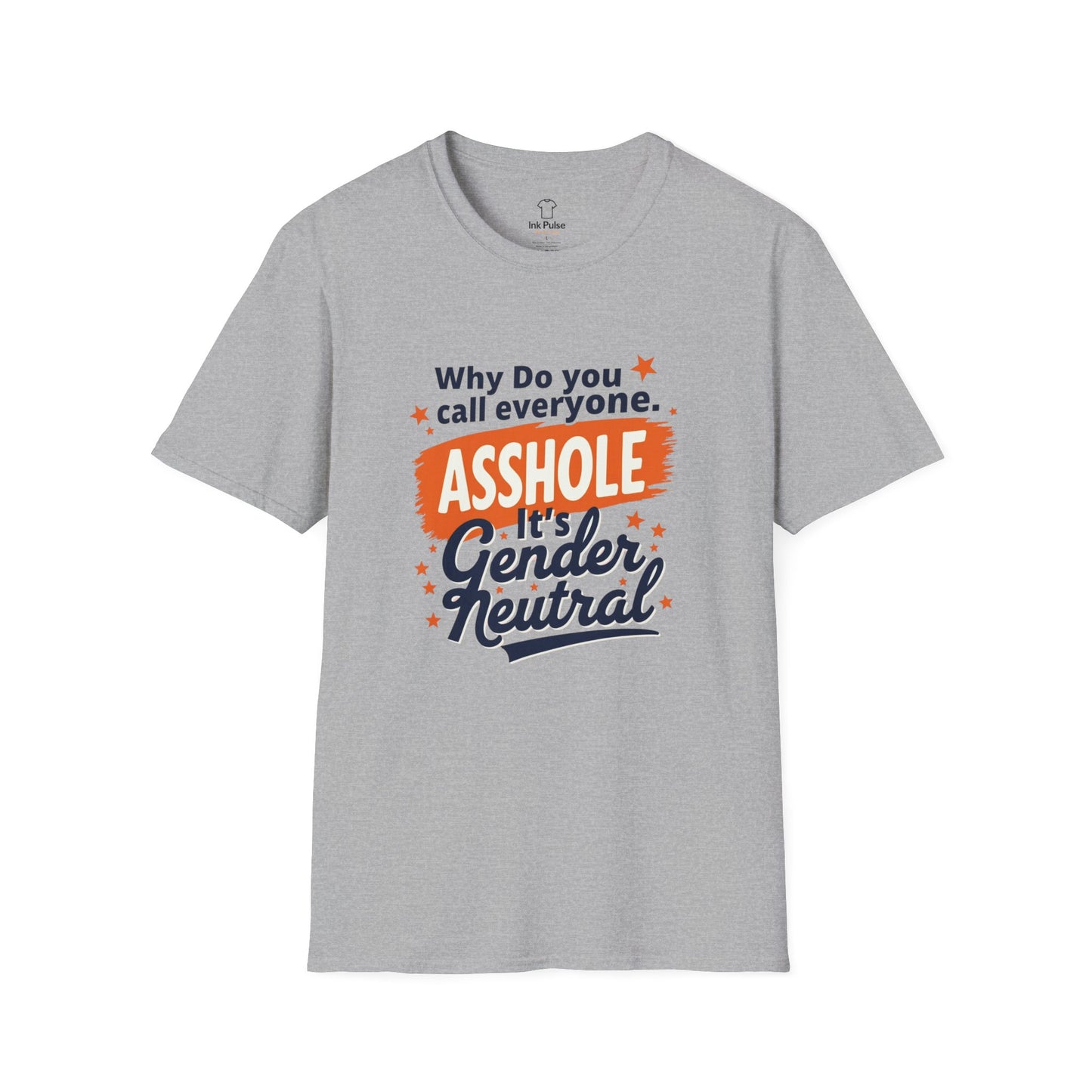 Ink Pulse Print - Gender Neutral Humor Tee. (Produced in Australia)