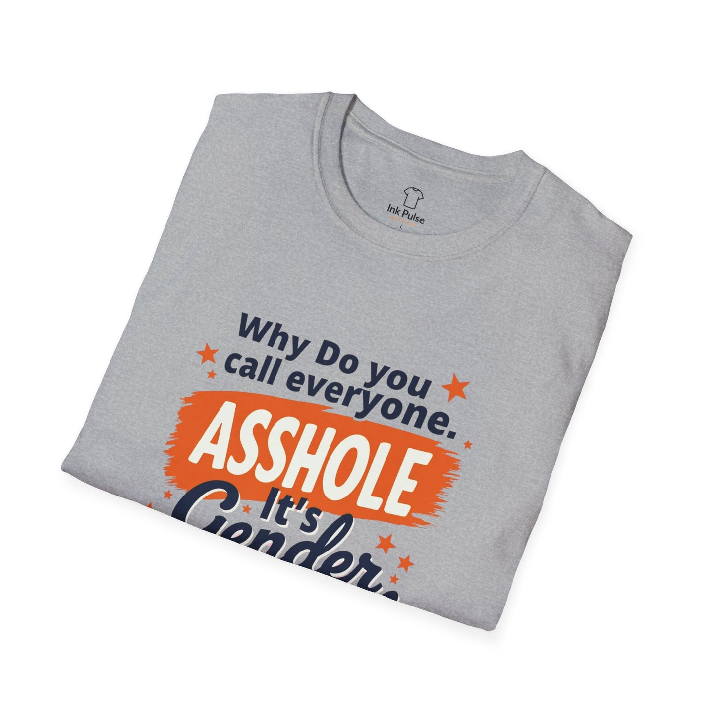 Ink Pulse Print - Gender Neutral Humor Tee. (Produced in Australia)