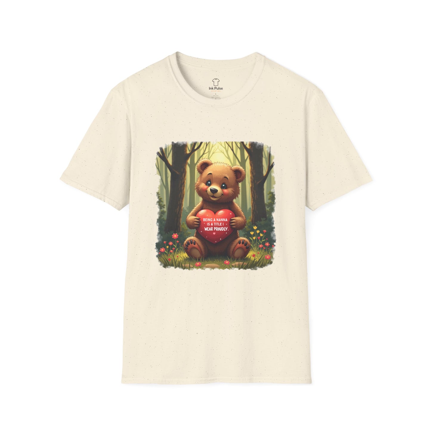 Ink Pulse Print - Cute Nanna Bear Shirt. (Produced in Australia)