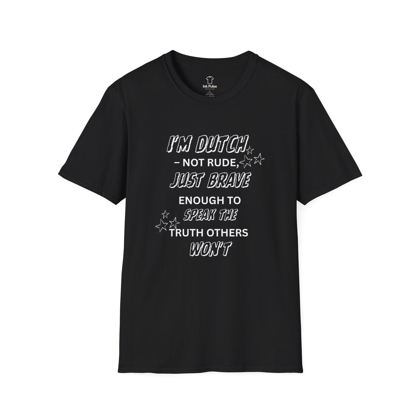 Ink Pulse Print - Dutch T-Shirt (Produced in Australia)