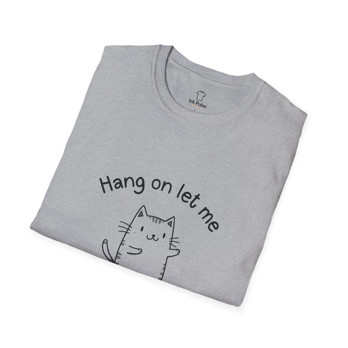 Ink Pulse Print - Overthink This Unisex Softstyle T-Shirt, Funny Graphic Tee.