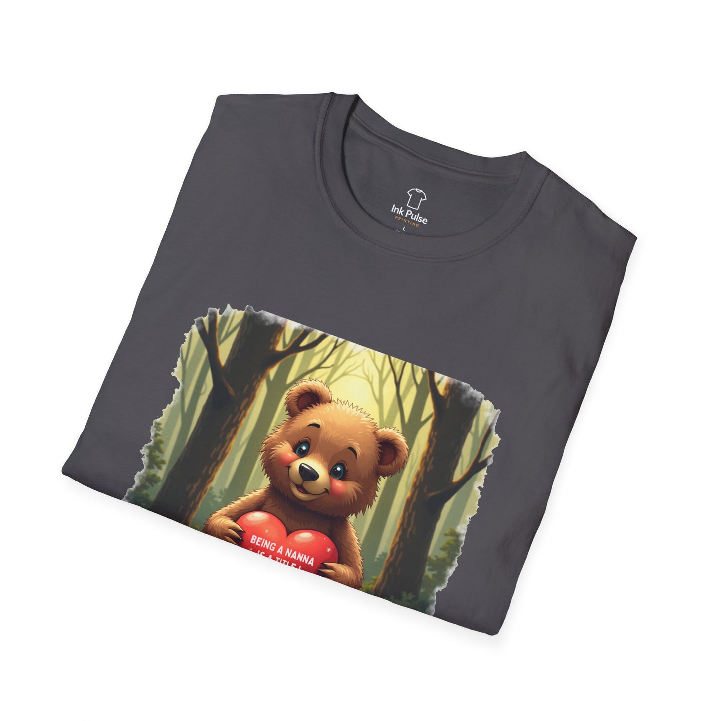 Ink Pulse Print - Cute Nanna Bear Shirt. (Produced in Australia)