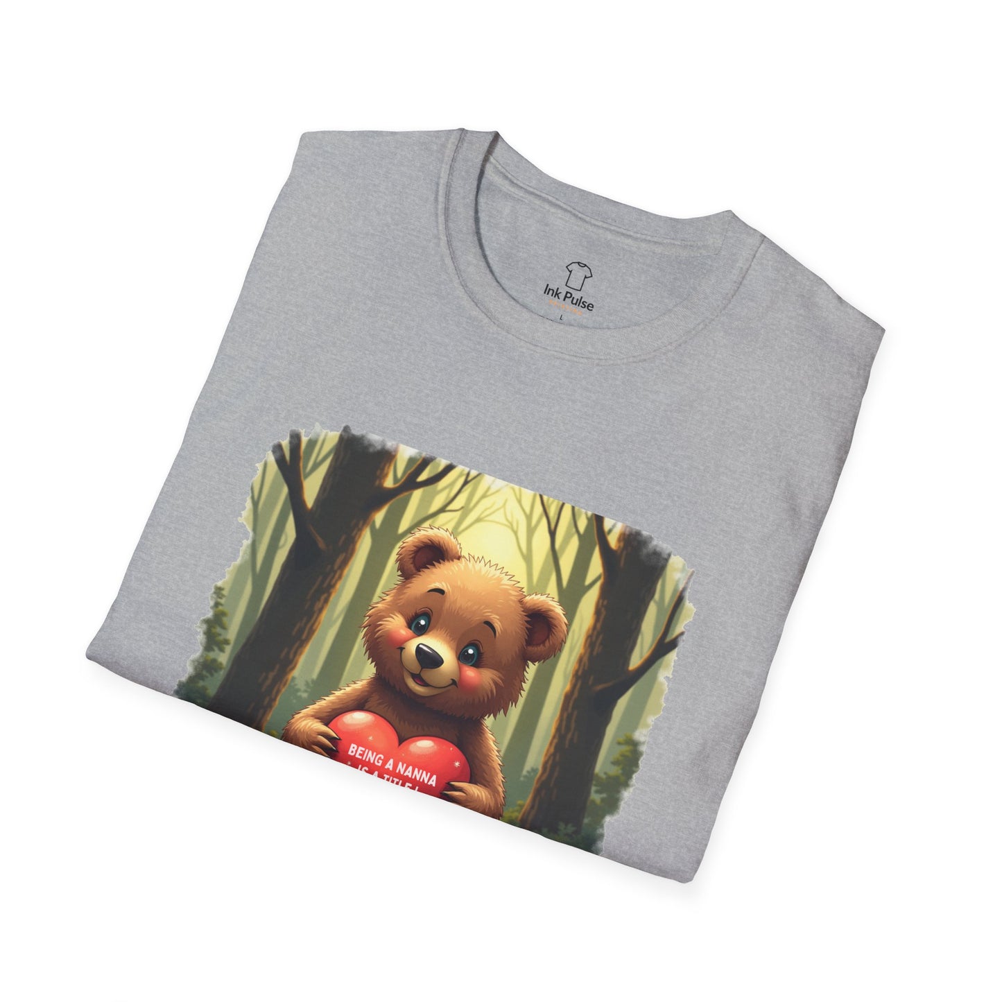 Ink Pulse Print - Cute Nanna Bear Shirt. (Produced in Australia)