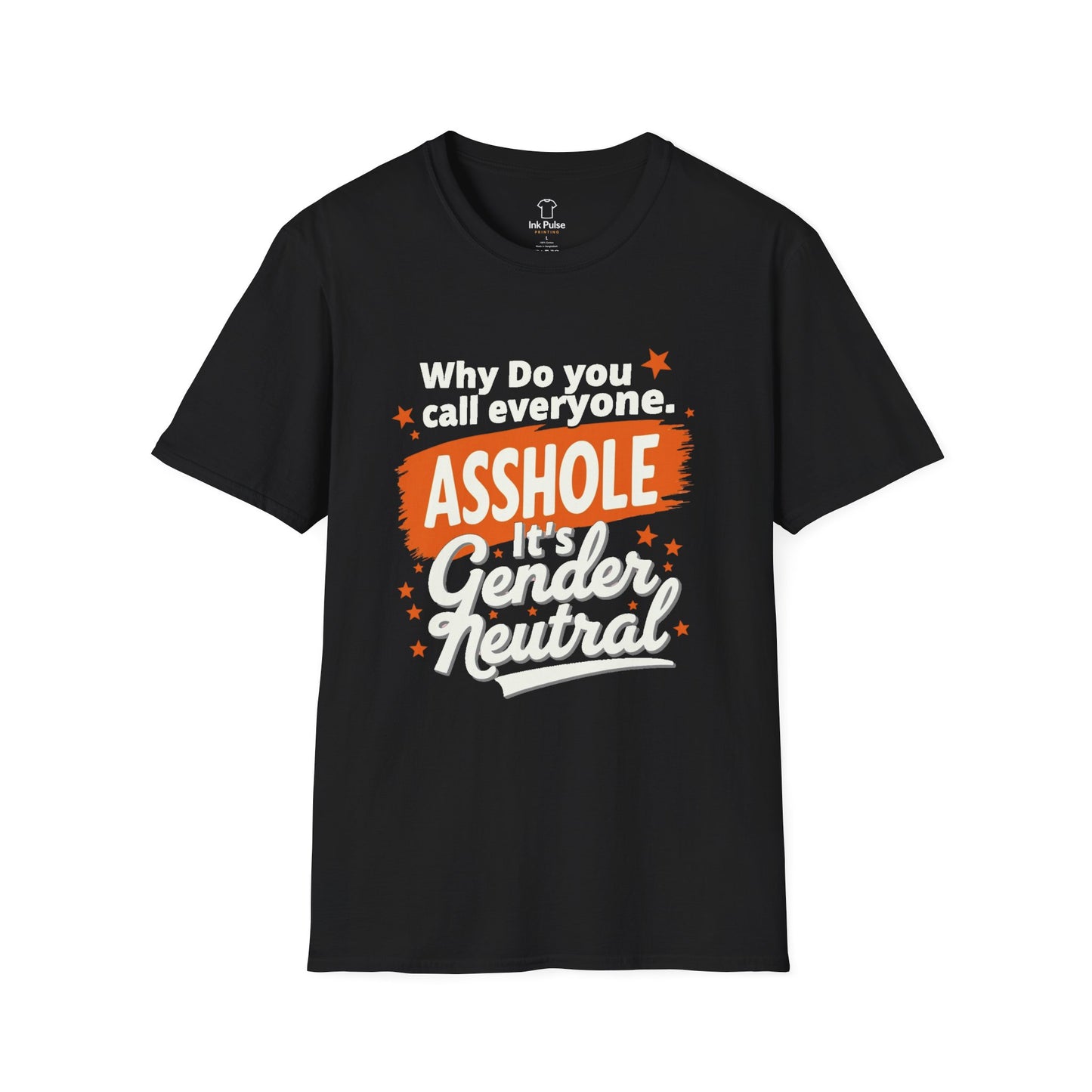 Ink Pulse Print - Gender Neutral Humor Tee. (Produced in Australia)