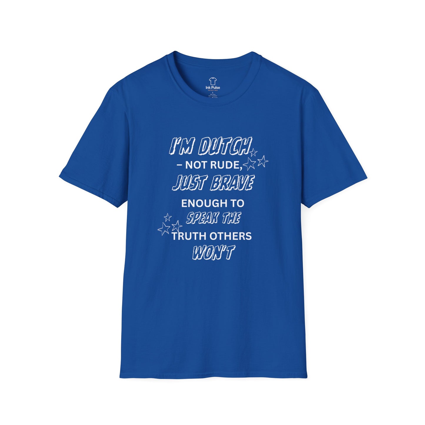 Ink Pulse Print - Dutch T-Shirt (Produced in Australia)