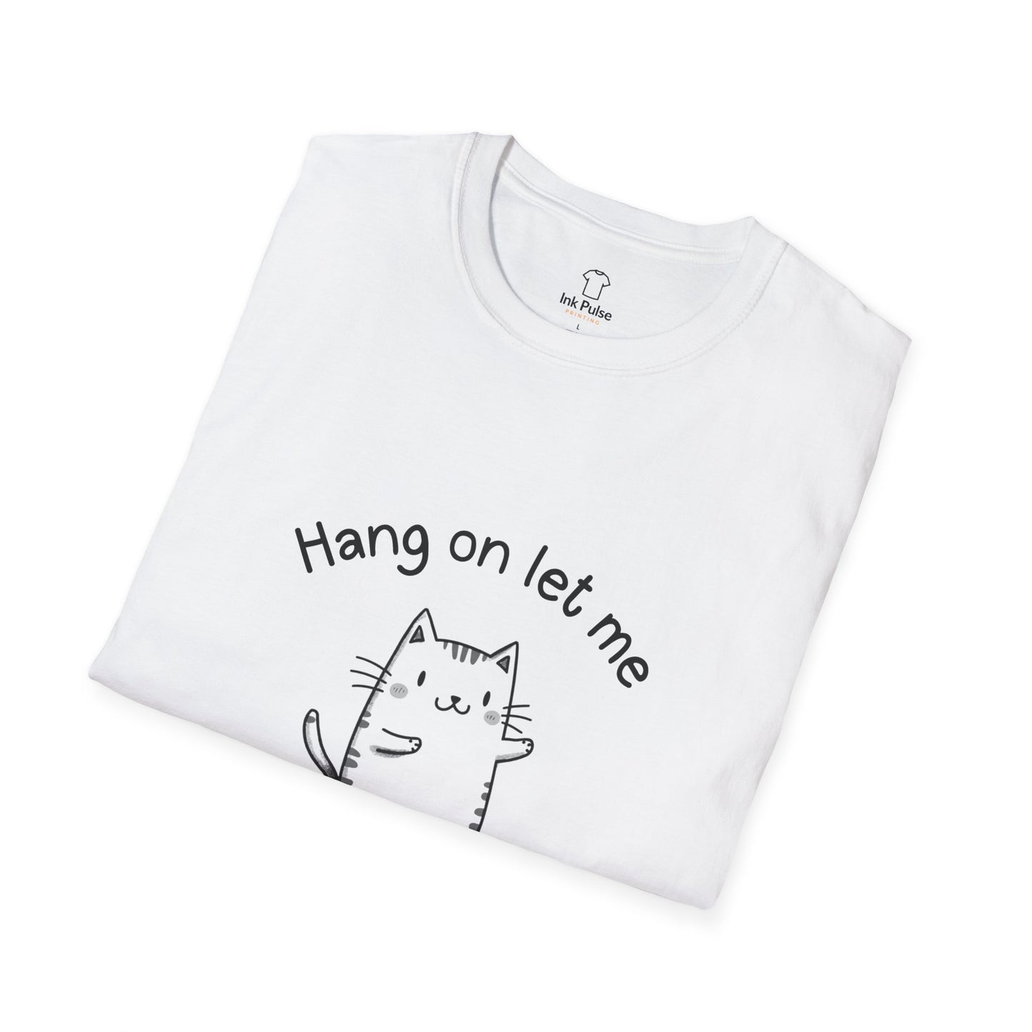 Ink Pulse Print - Overthink This Unisex Softstyle T-Shirt, Funny Graphic Tee.