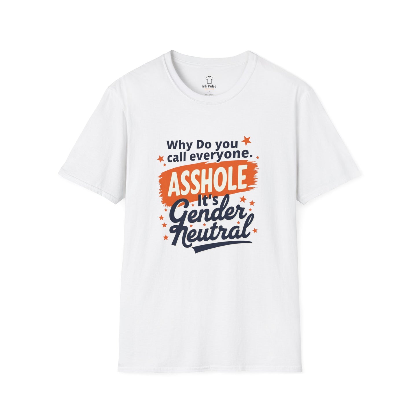 Ink Pulse Print - Gender Neutral Humor Tee. (Produced in Australia)