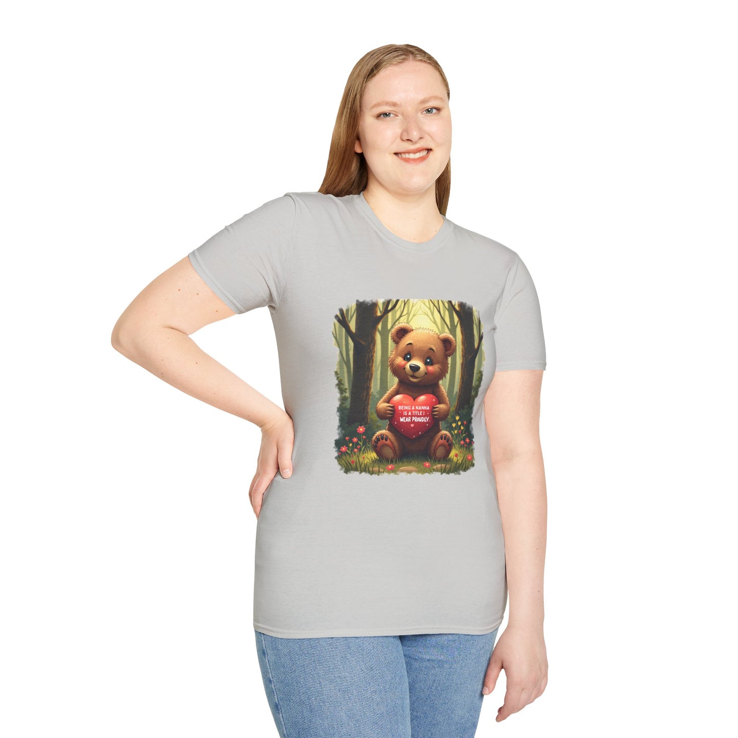 Ink Pulse Print - Cute Nanna Bear Shirt. (Produced in Australia)