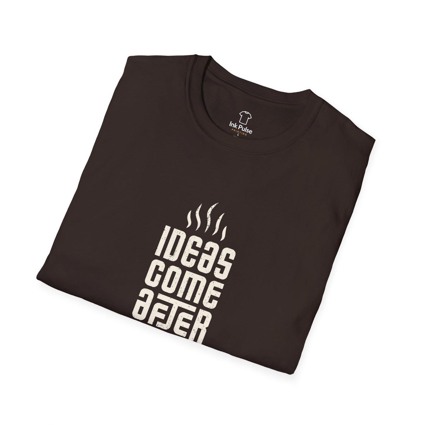Ink Pulse Print - Coffee Inspiration T-Shirt, Funny Coffee Lover Shirt. (Produced in Australia)