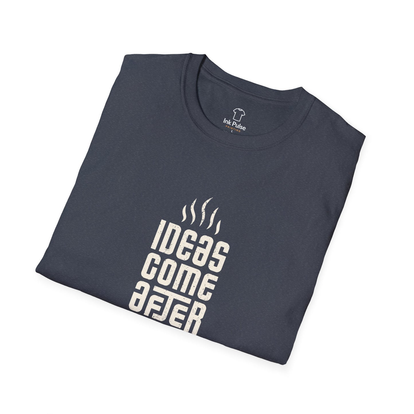Ink Pulse Print - Coffee Inspiration T-Shirt, Funny Coffee Lover Shirt. (Produced in Australia)