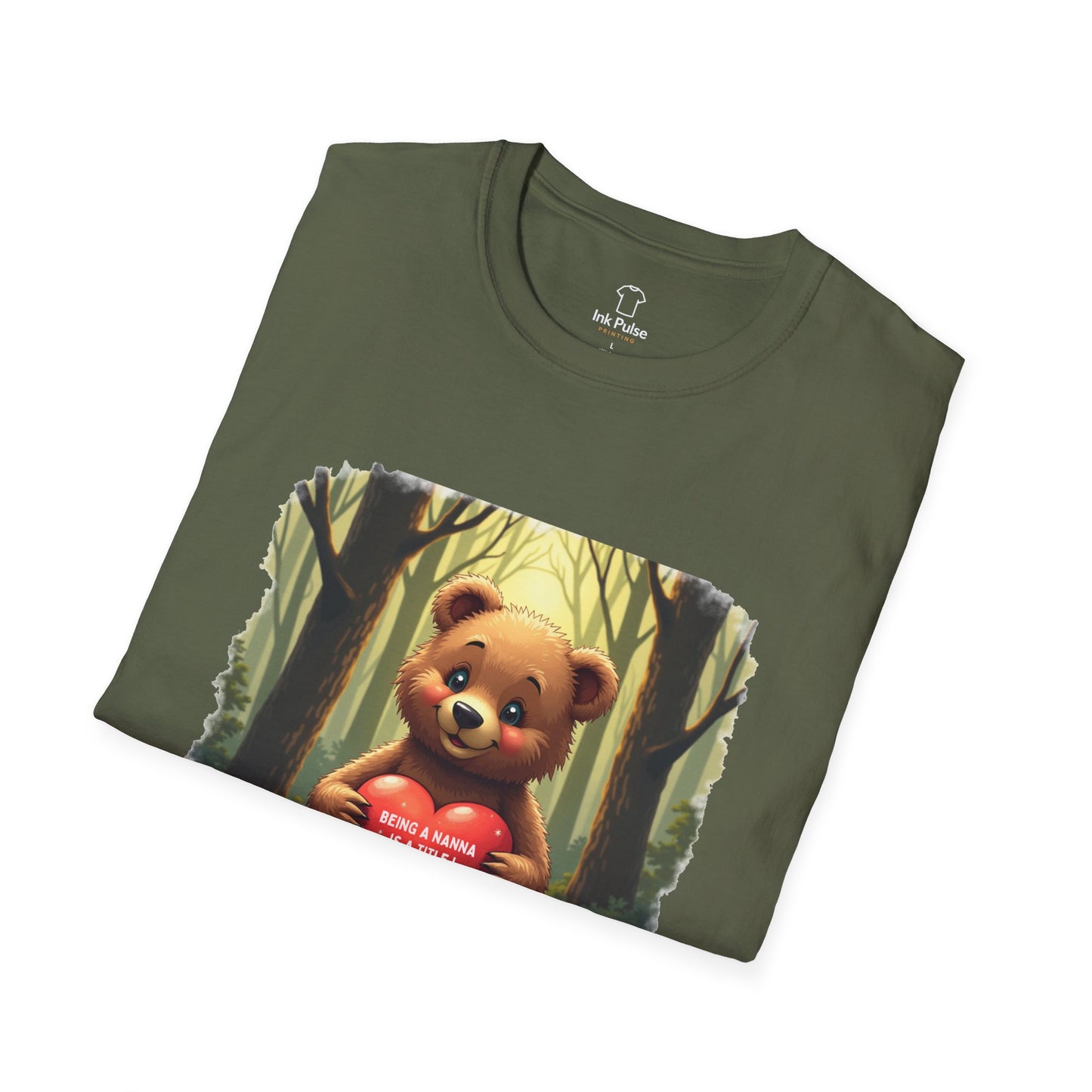 Ink Pulse Print - Cute Nanna Bear Shirt. (Produced in Australia)