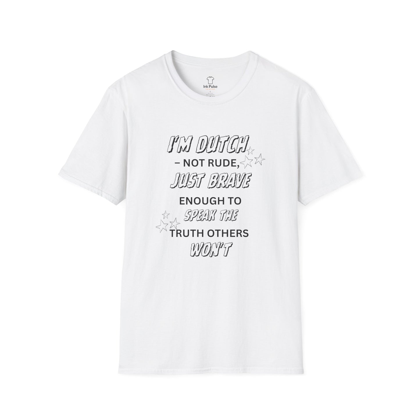 Ink Pulse Print - Dutch T-Shirt (Produced in Australia)