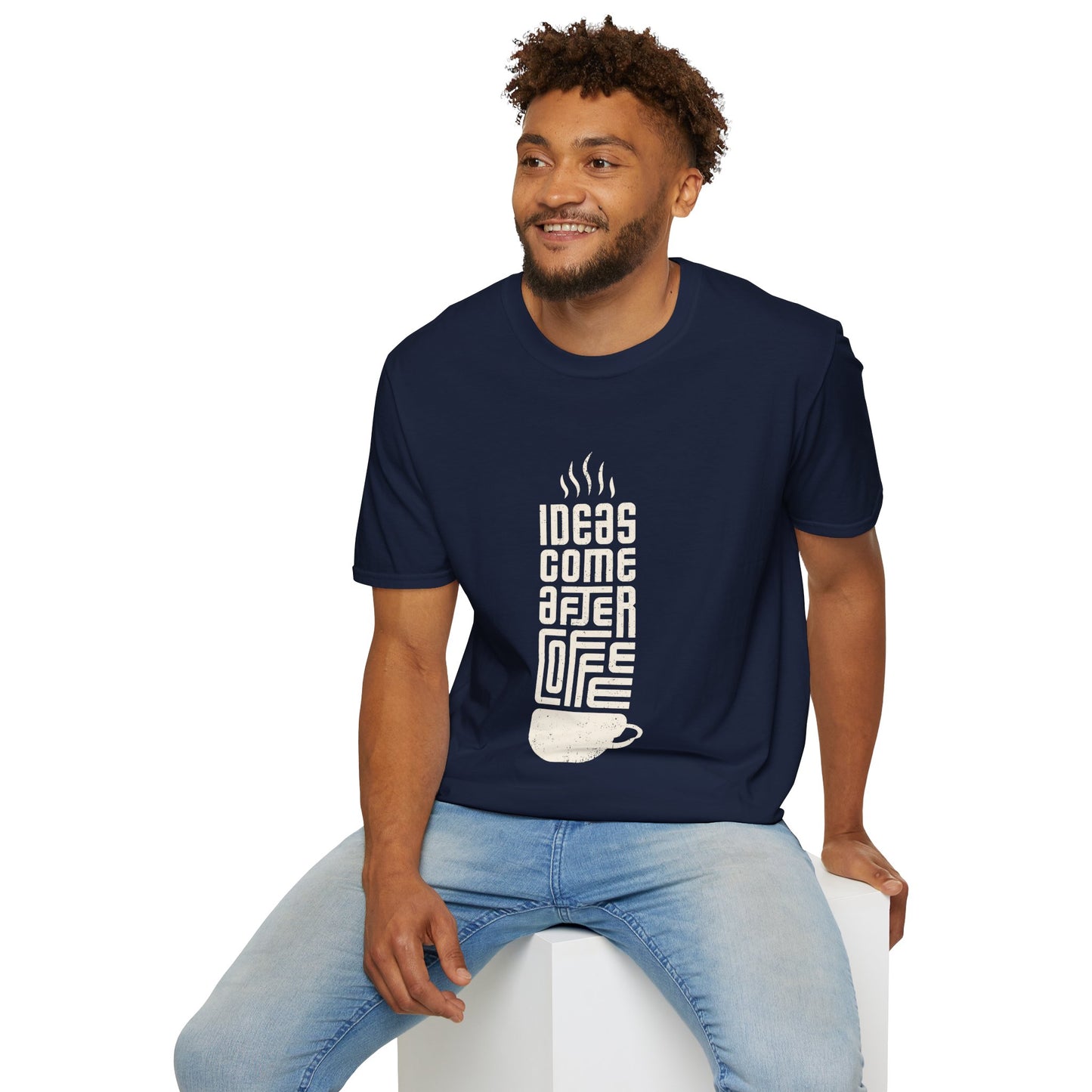 Ink Pulse Print - Coffee Inspiration T-Shirt, Funny Coffee Lover Shirt. (Produced in Australia)