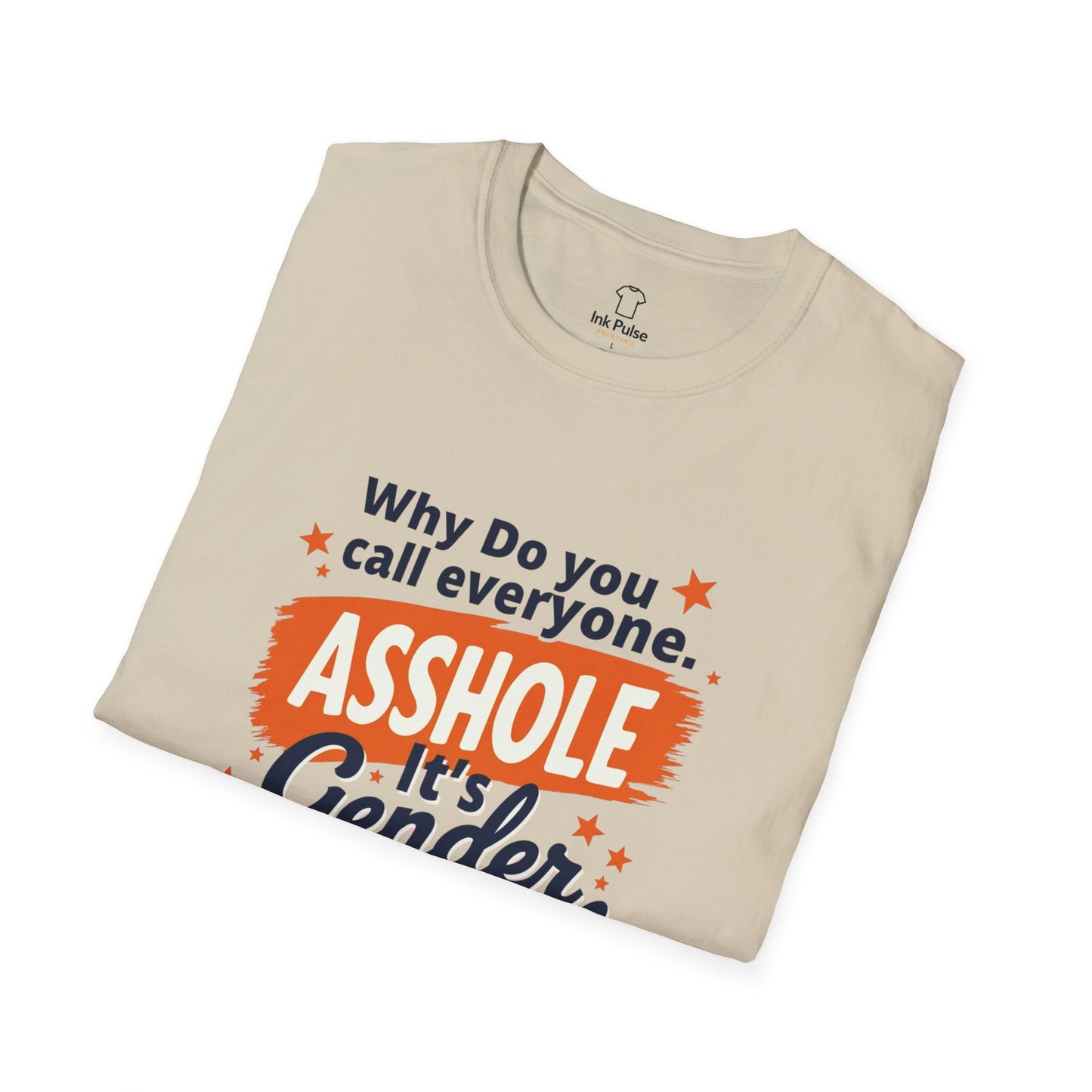 Ink Pulse Print - Gender Neutral Humor Tee. (Produced in Australia)